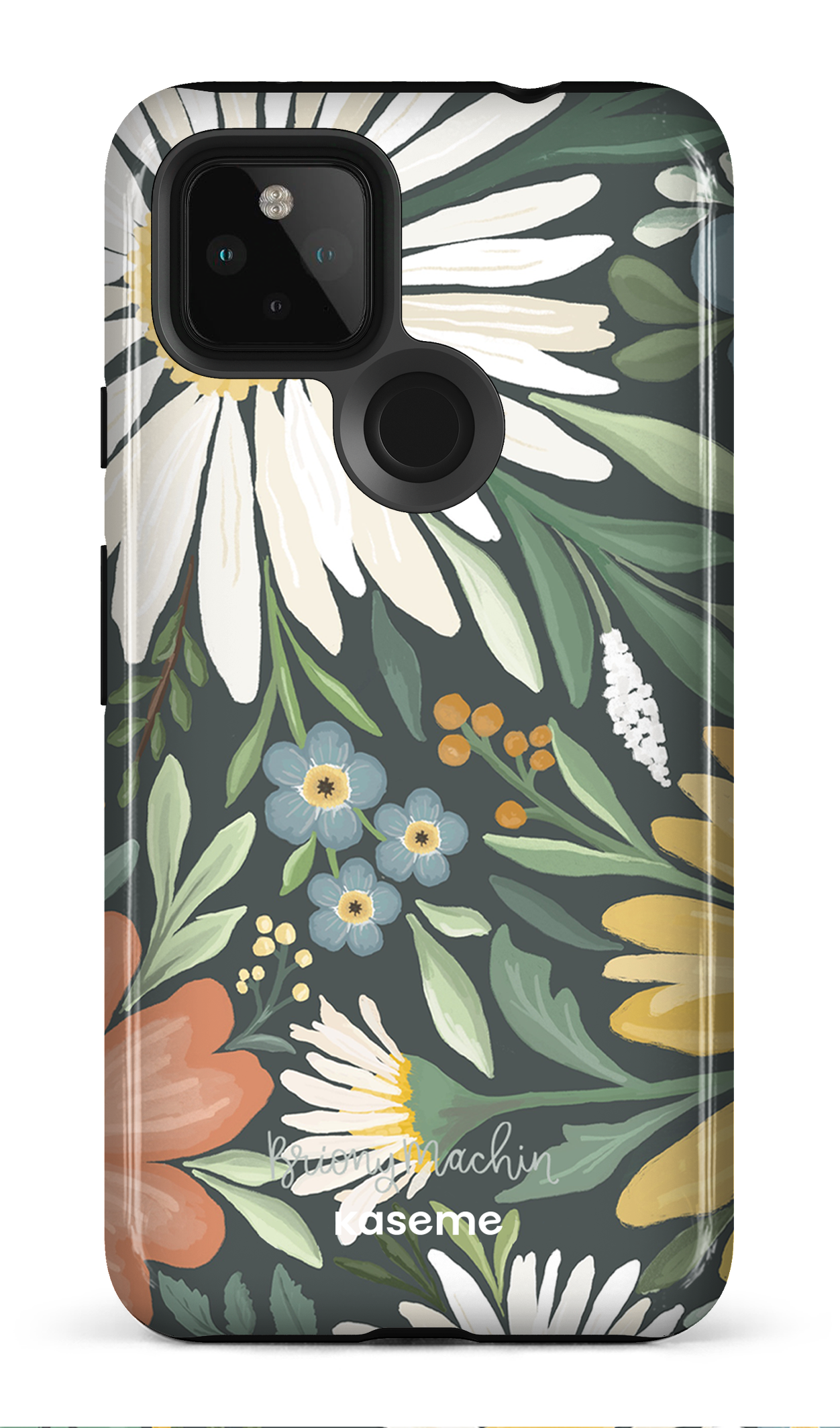 Garden Blooms Green by Briony Machin - Google Pixel 4A (5G)