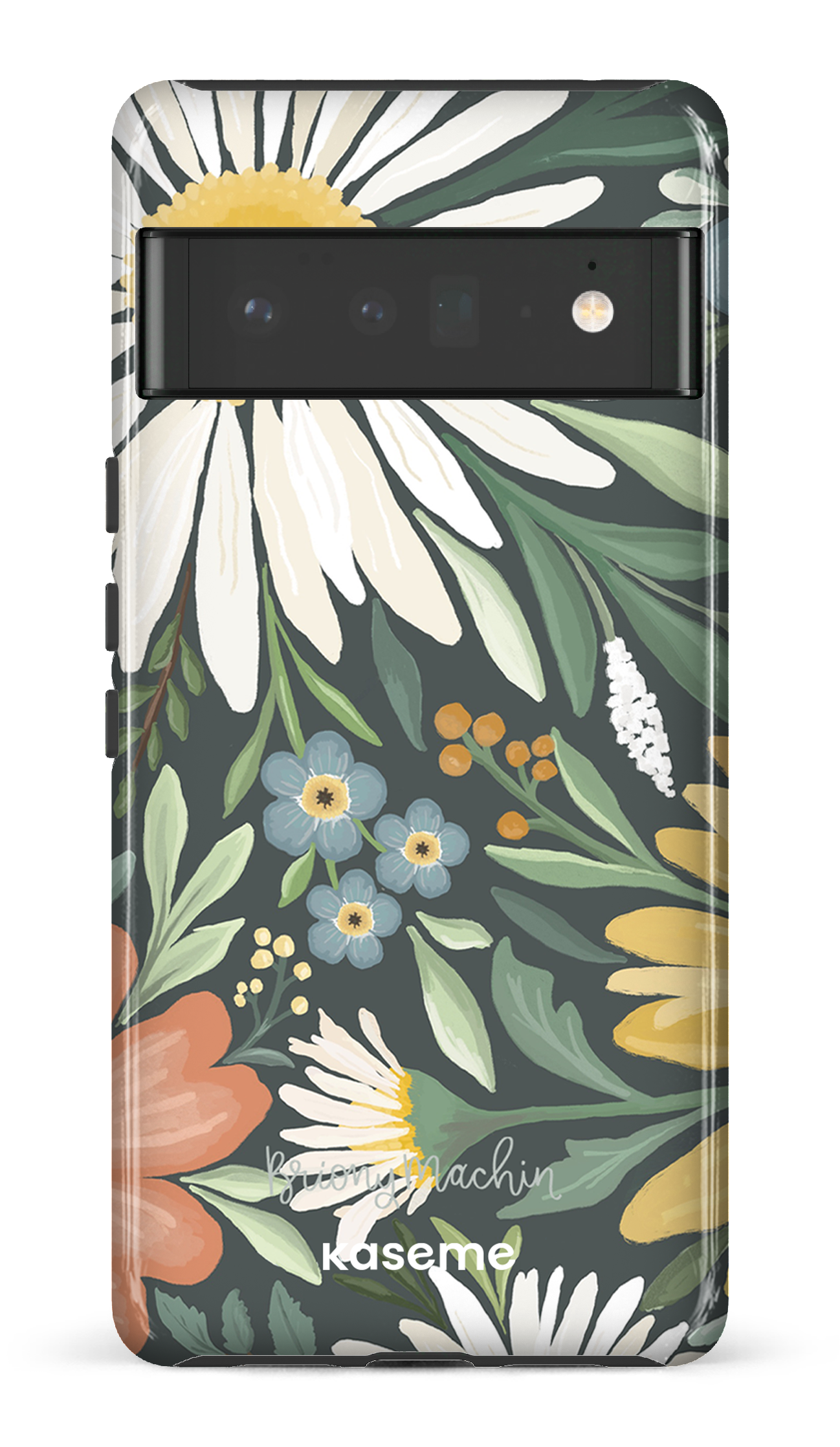 Garden Blooms Green by Briony Machin - Google Pixel 6 Pro