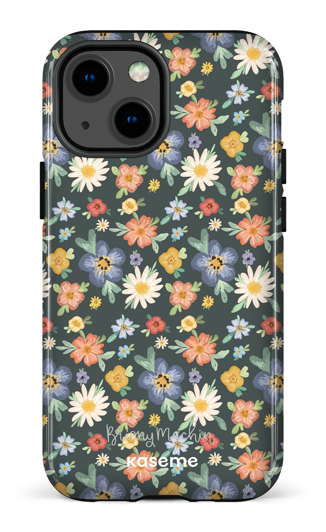 Hello Spring Green by Briony Machin - iPhone 13 Mini