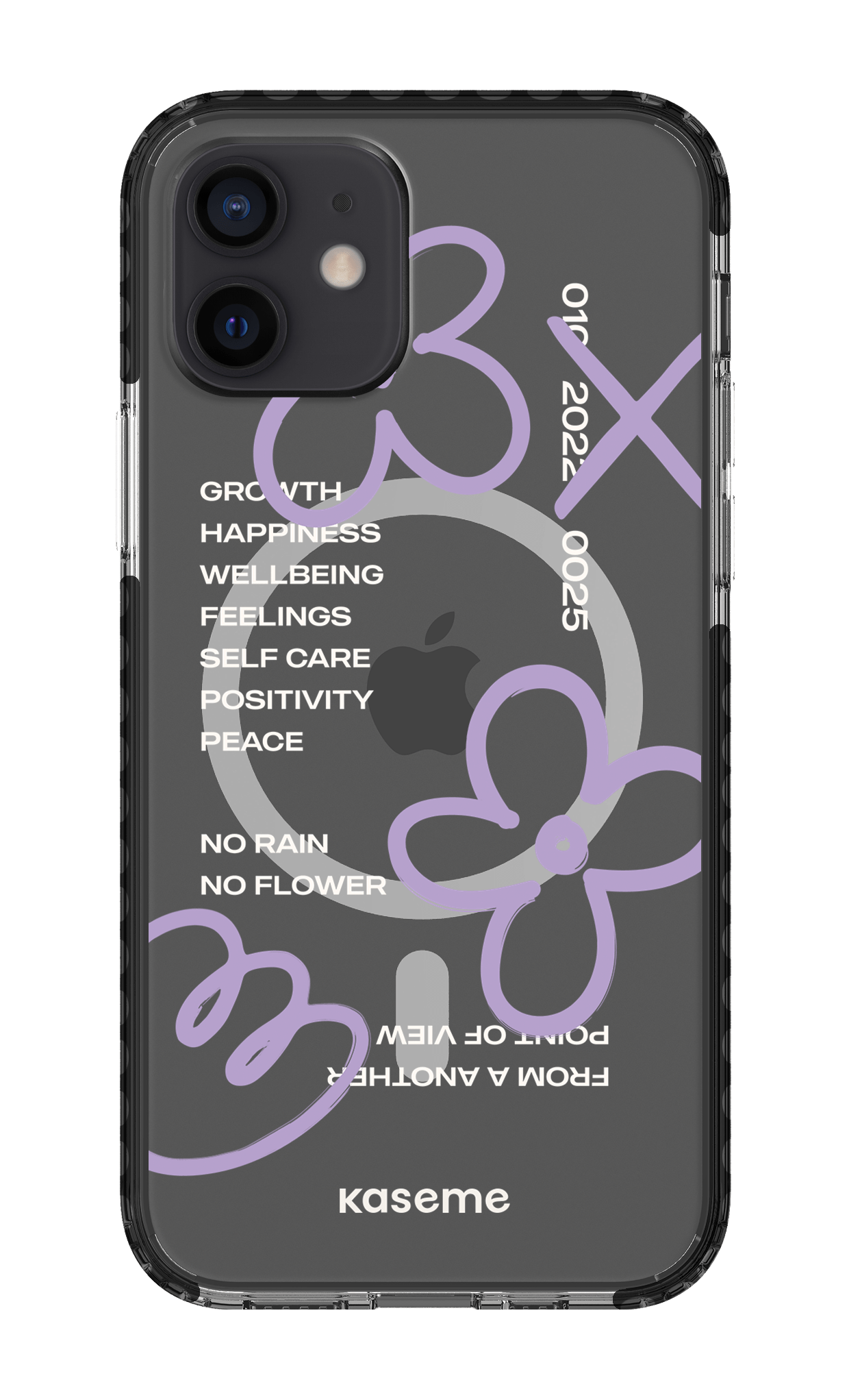 Feelings purple clear case - iPhone 12