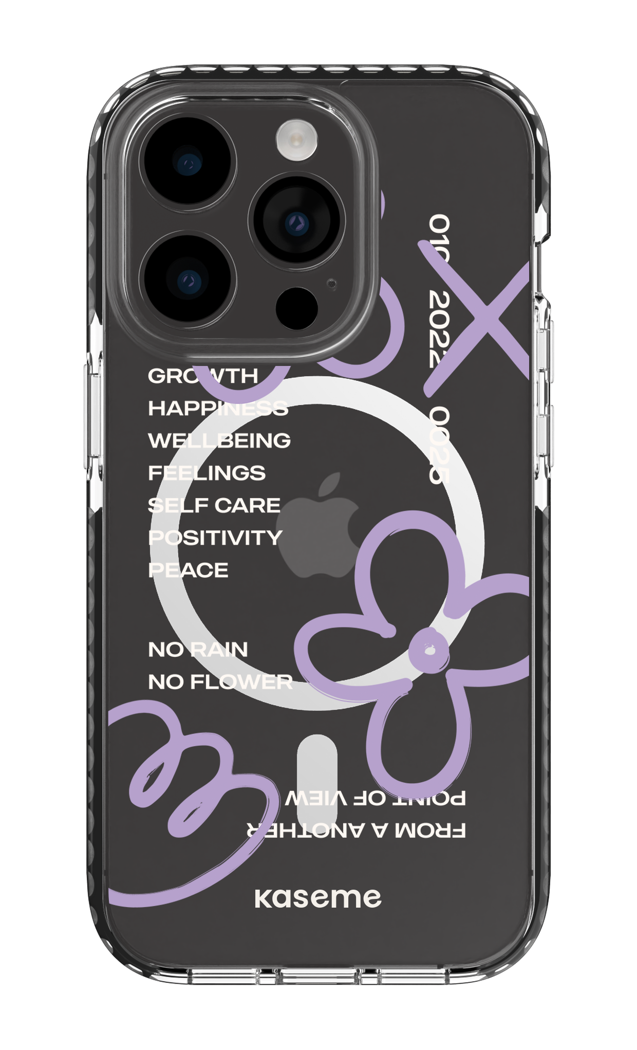 Feelings purple clear case - iPhone 14