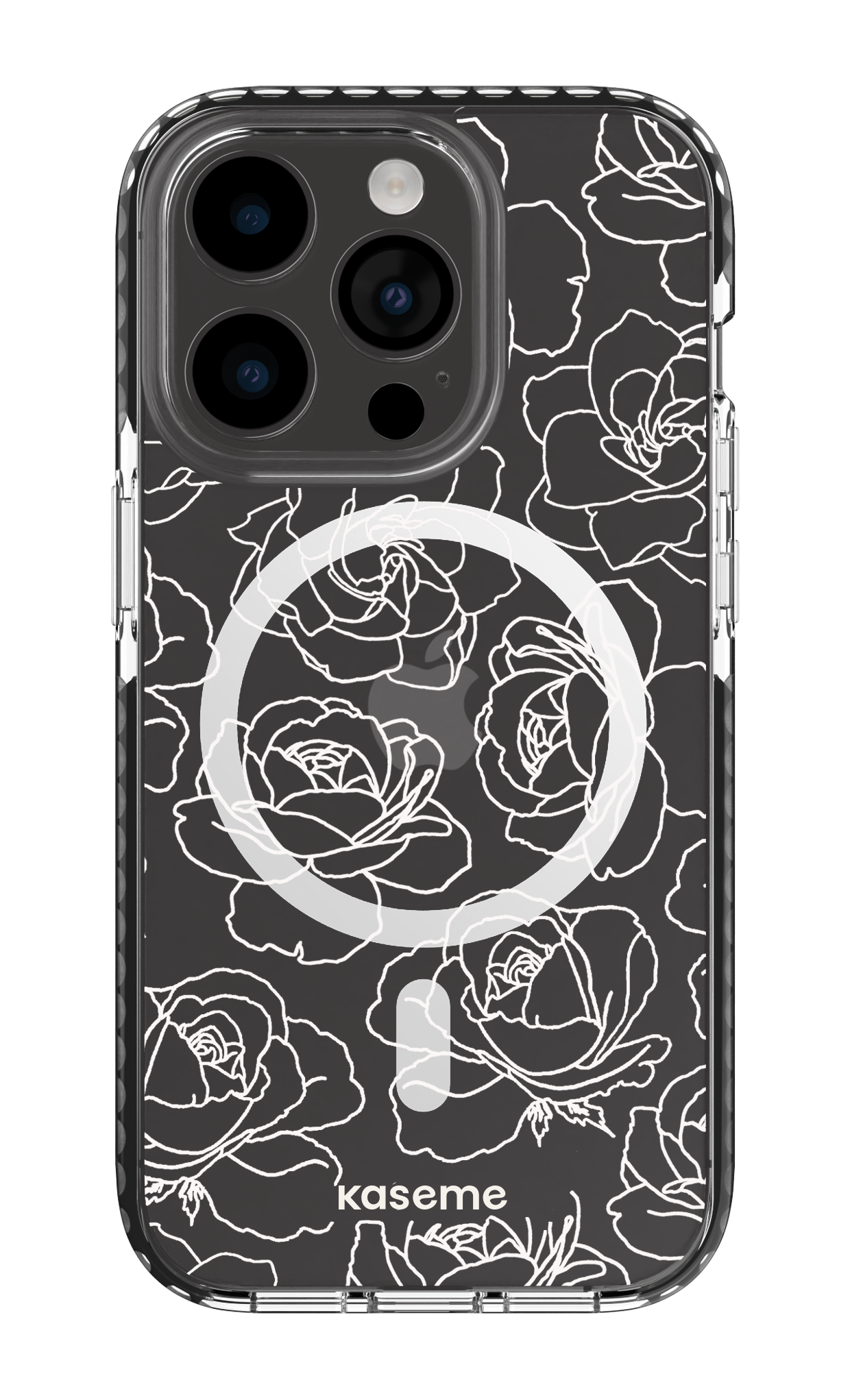 Polar Flowers Clear Case - iPhone 14