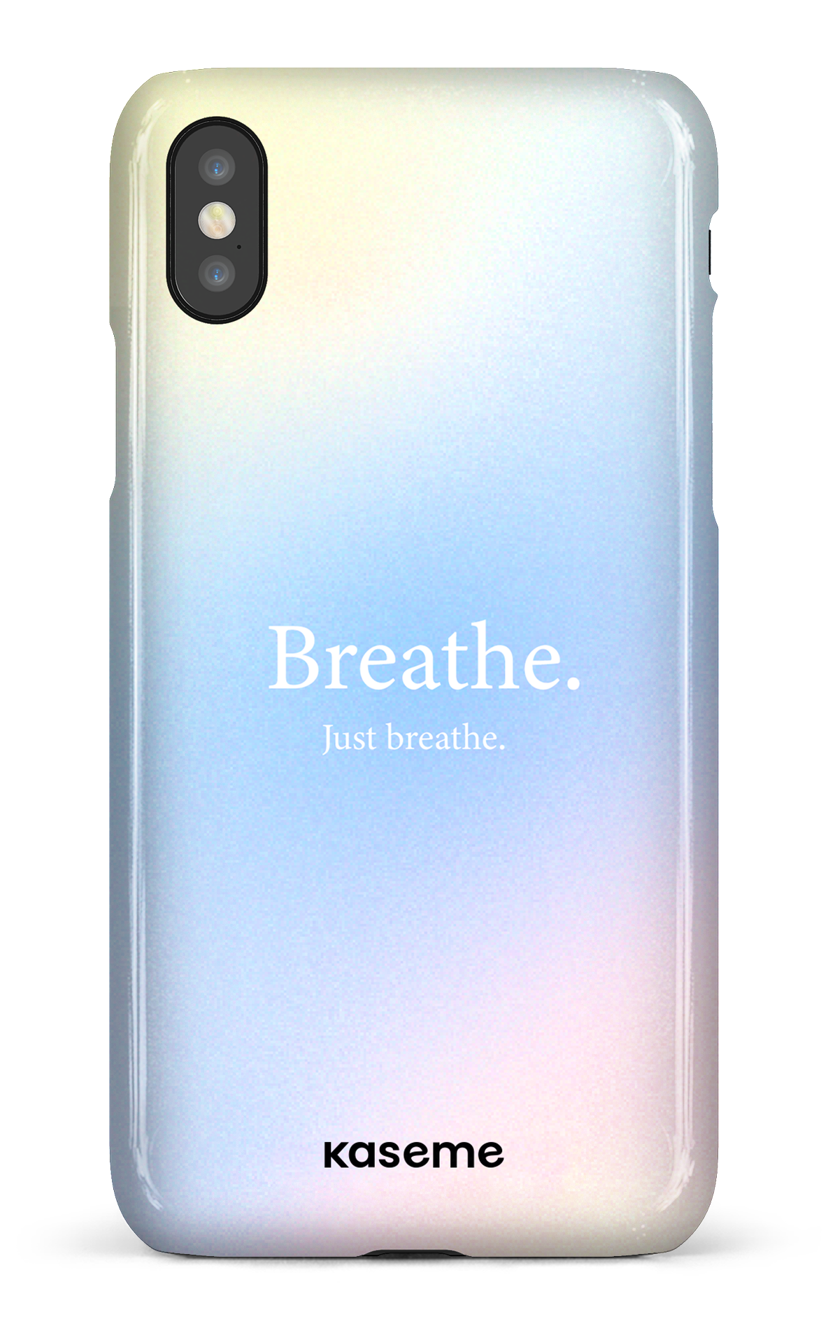 Just breathe blue - iPhone X/Xs