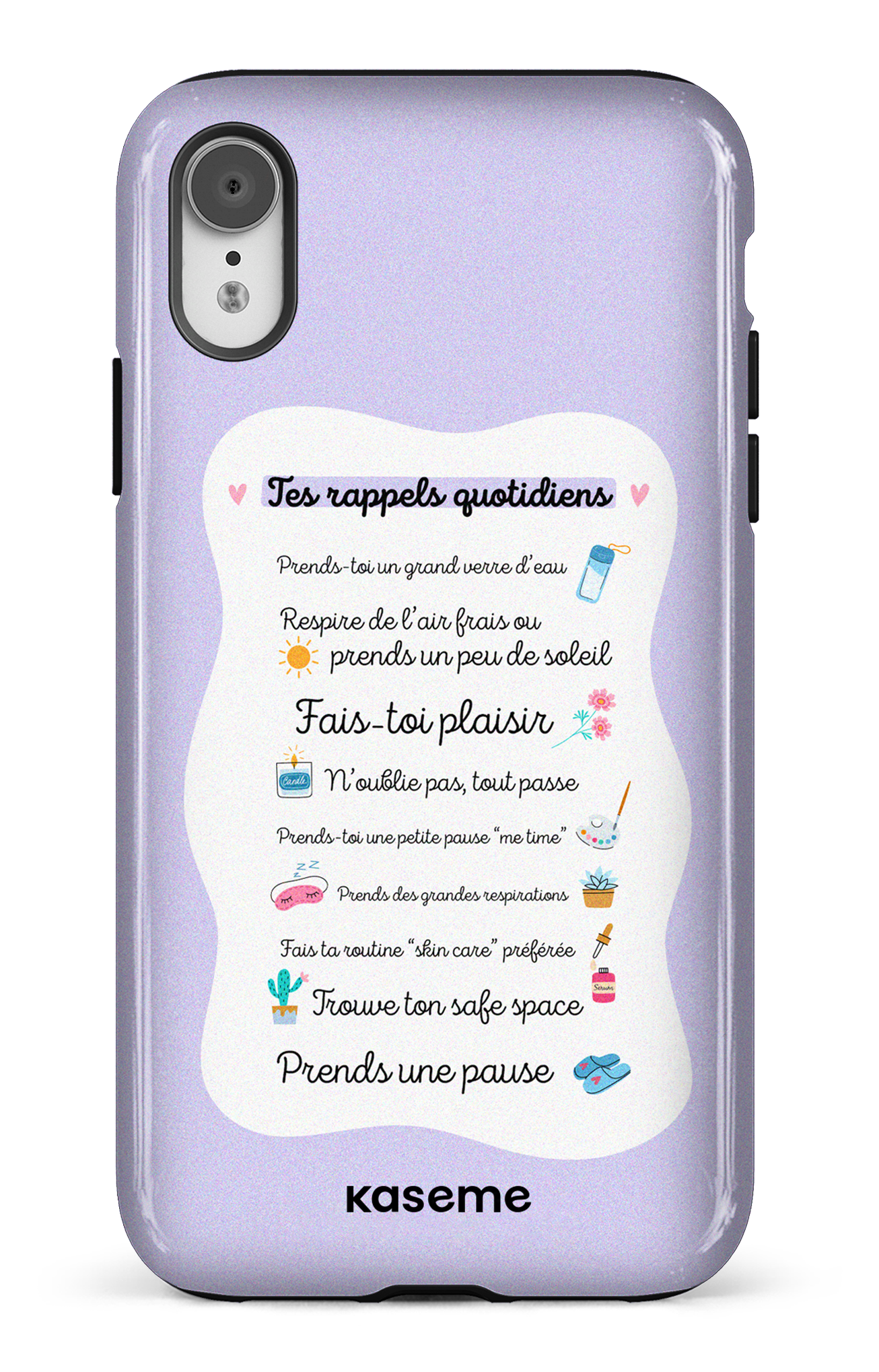 Tes rappels quotidiens purple - iPhone XR