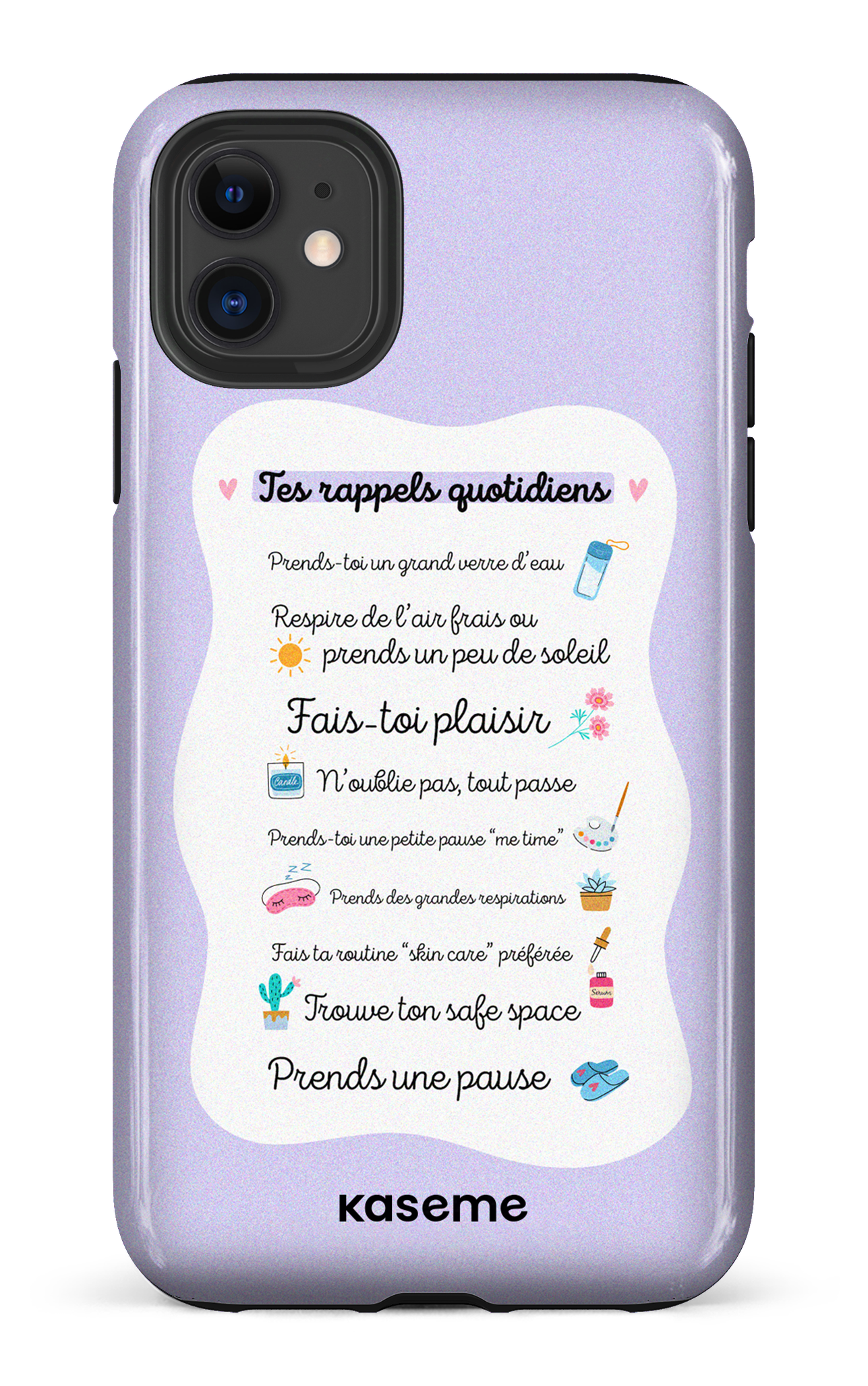 Tes rappels quotidiens purple - iPhone 11