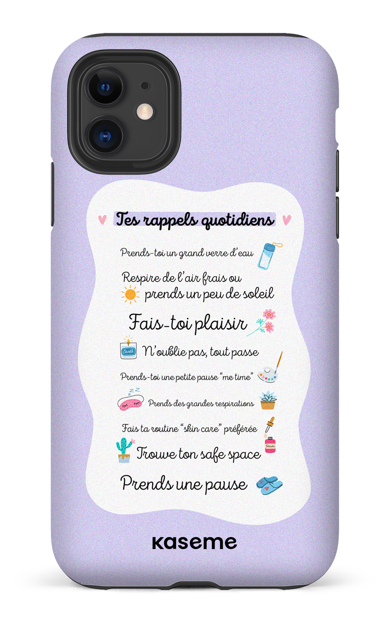 Tes rappels quotidiens purple - iPhone 11