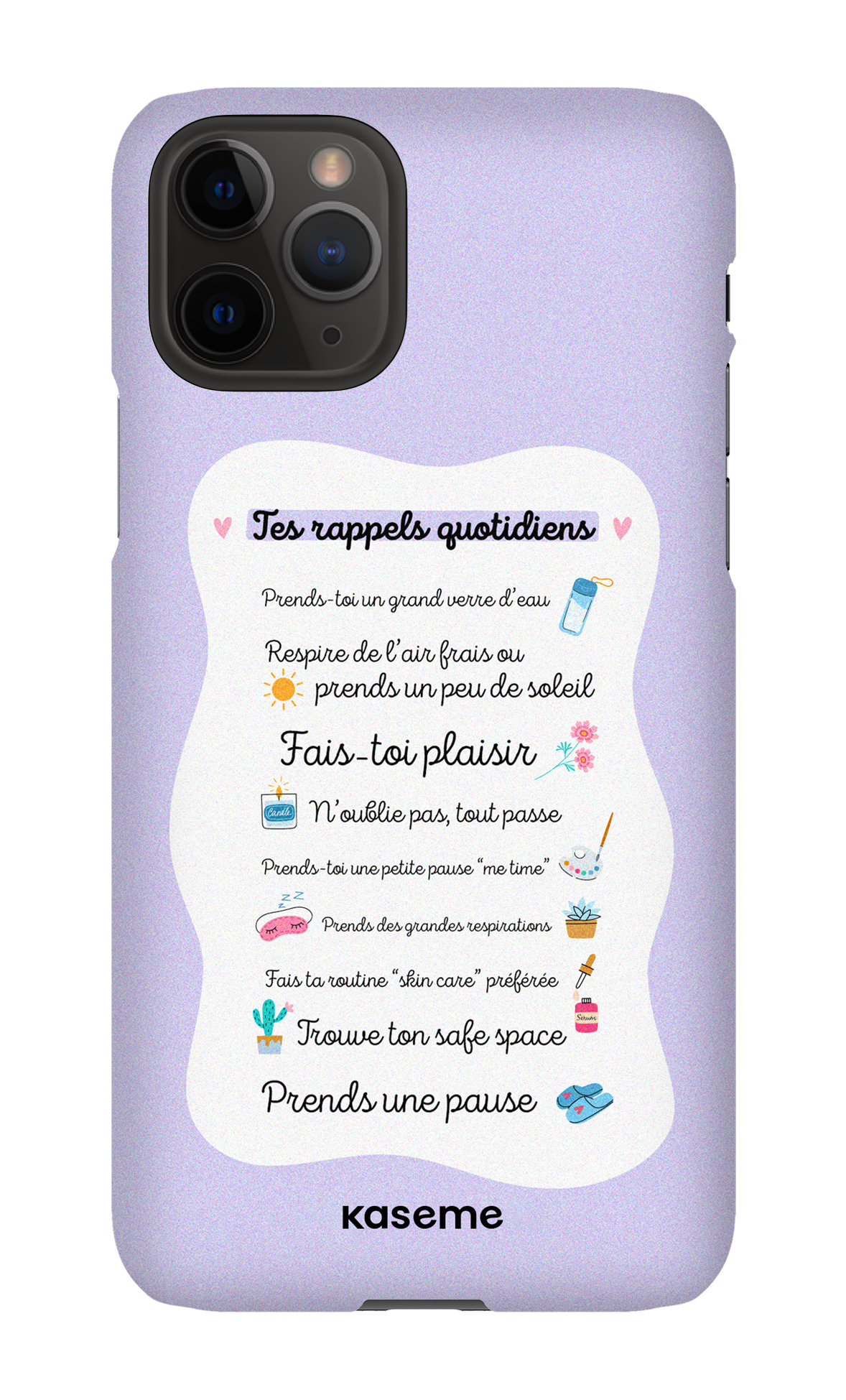 Tes rappels quotidiens purple - iPhone 11 Pro
