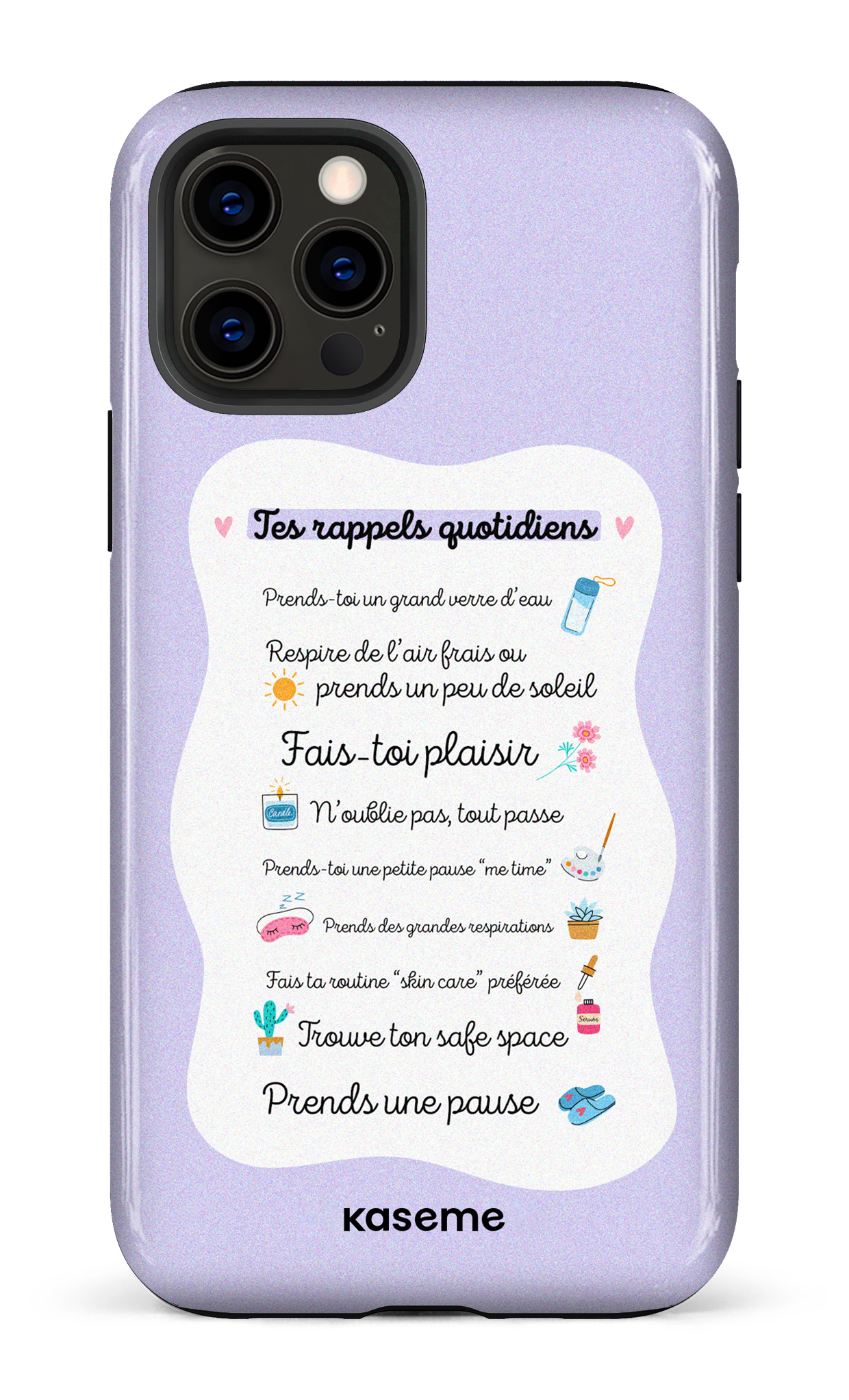 Tes rappels quotidiens purple - iPhone 12 Pro
