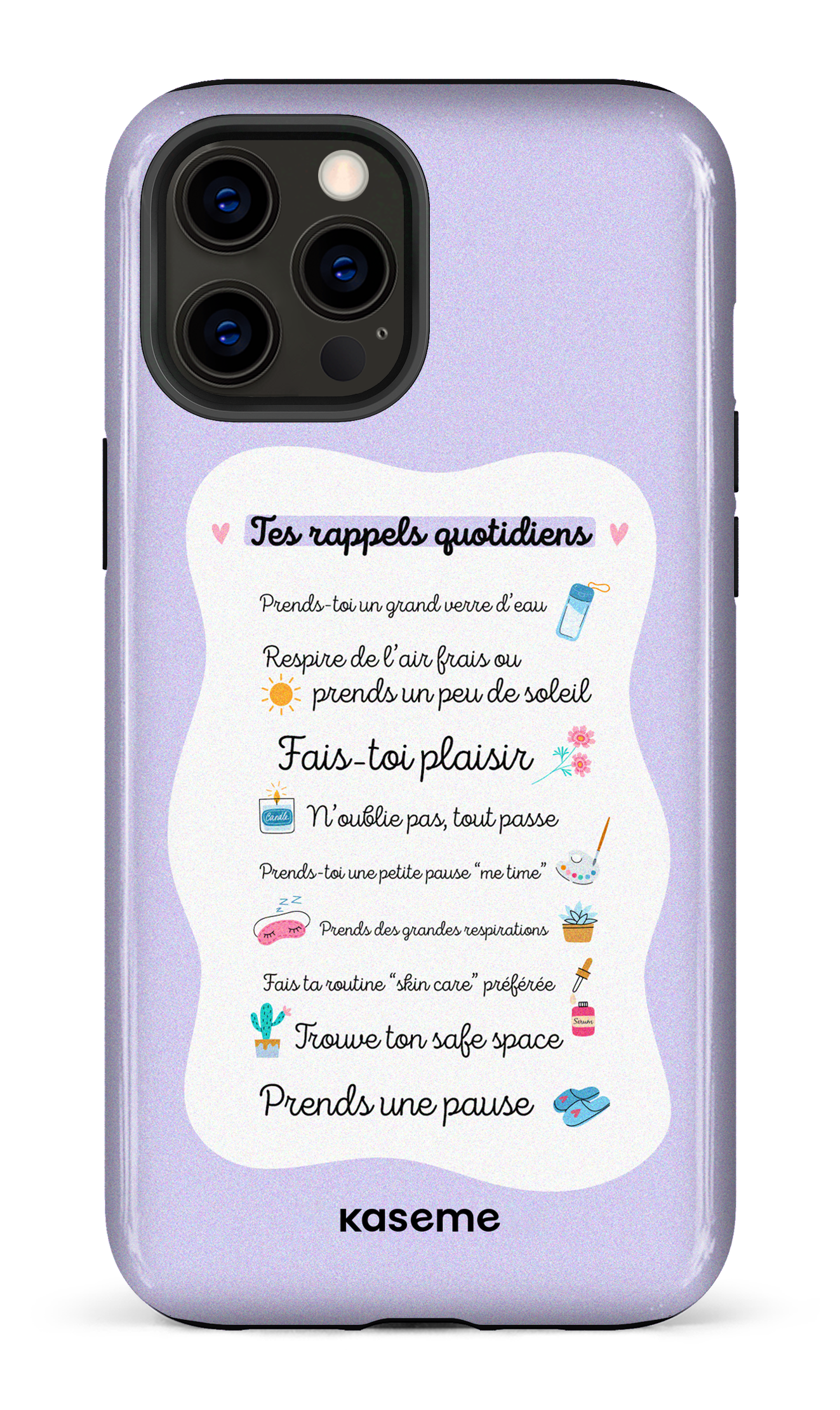 Tes rappels quotidiens purple - iPhone 12 Pro Max