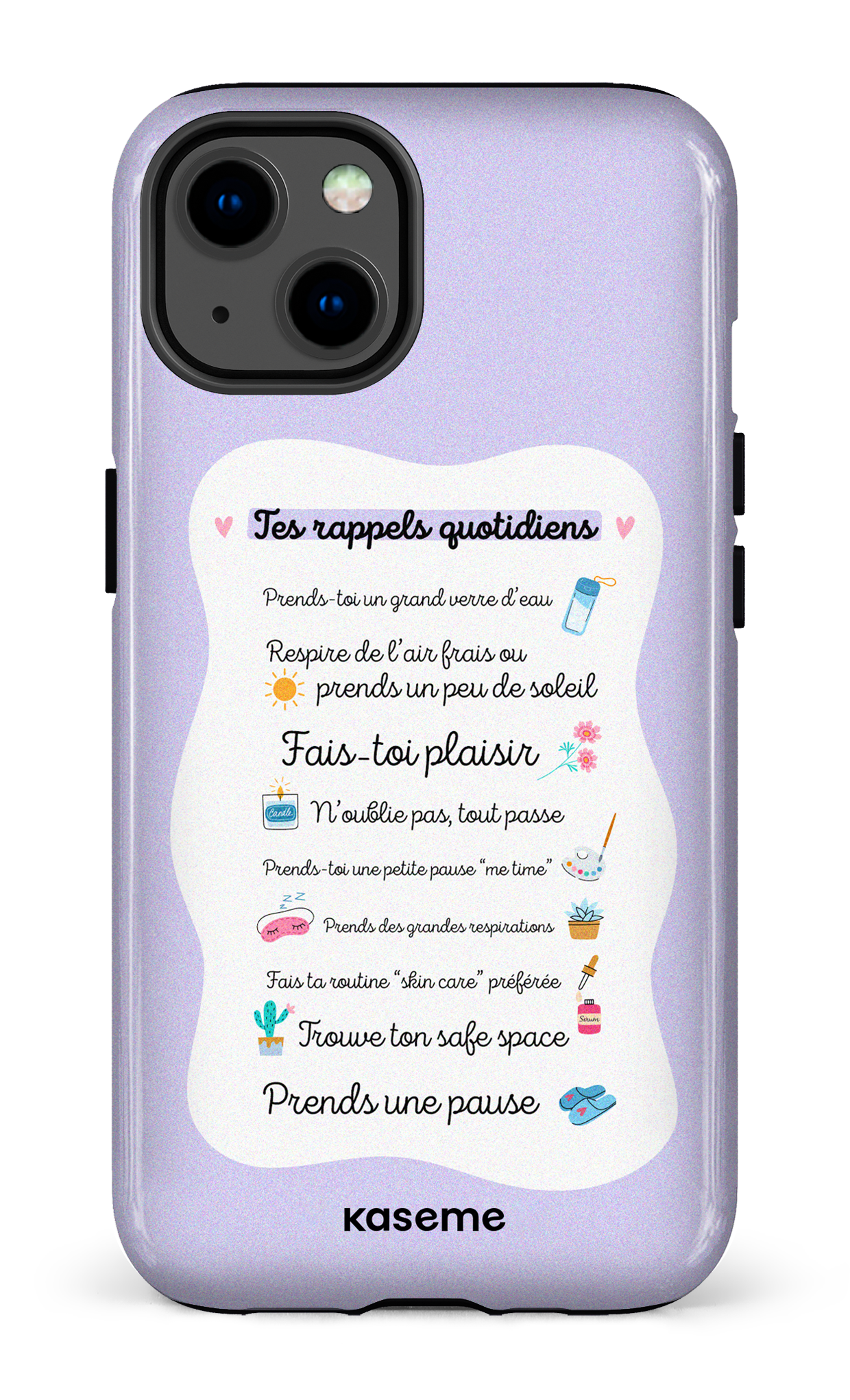 Tes rappels quotidiens purple - iPhone 13