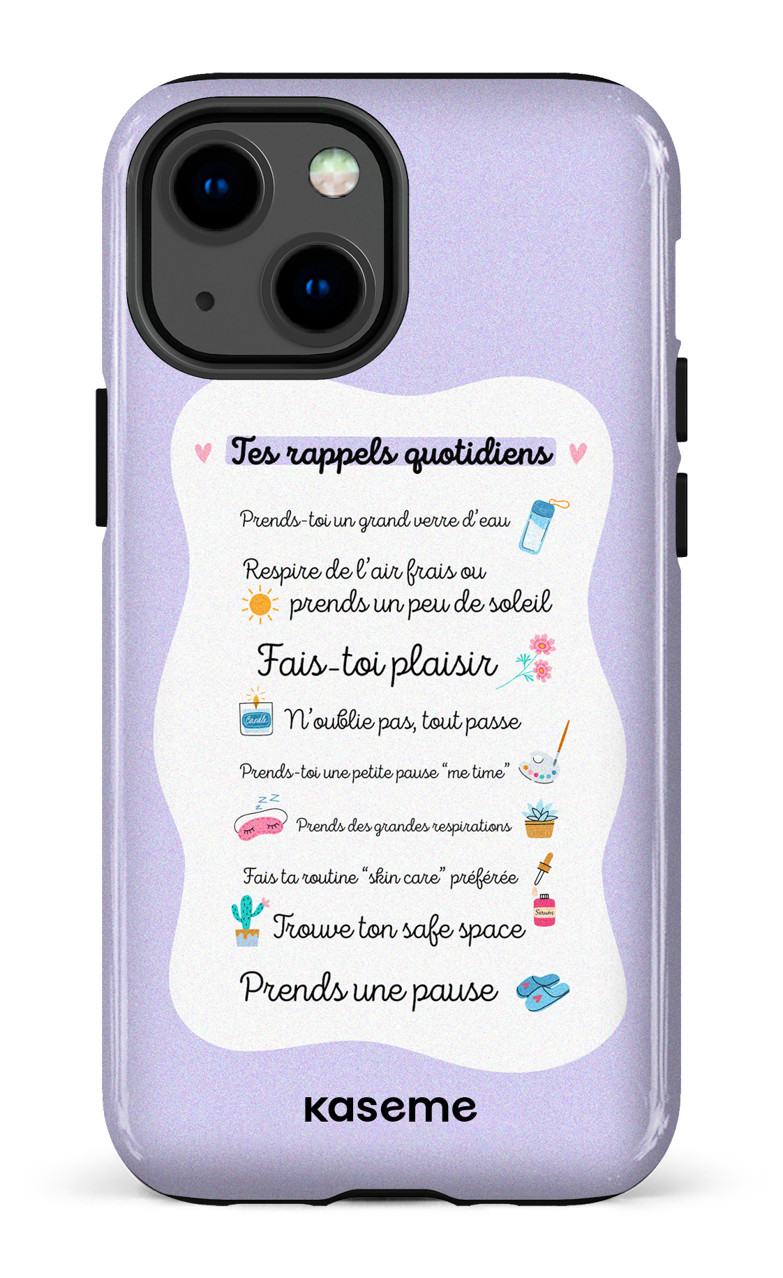 Tes rappels quotidiens purple - iPhone 13 Mini