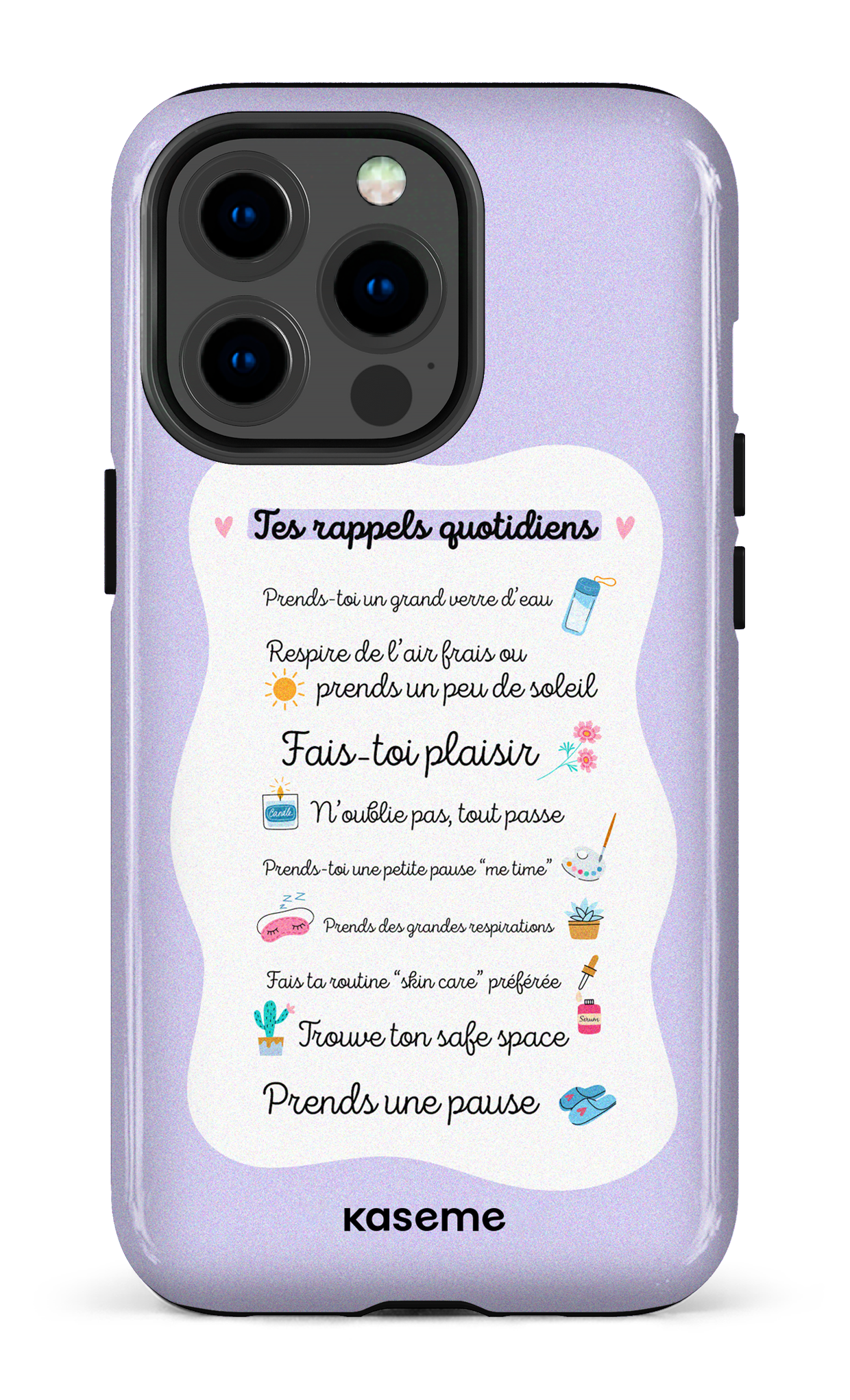Tes rappels quotidiens purple - iPhone 13 Pro