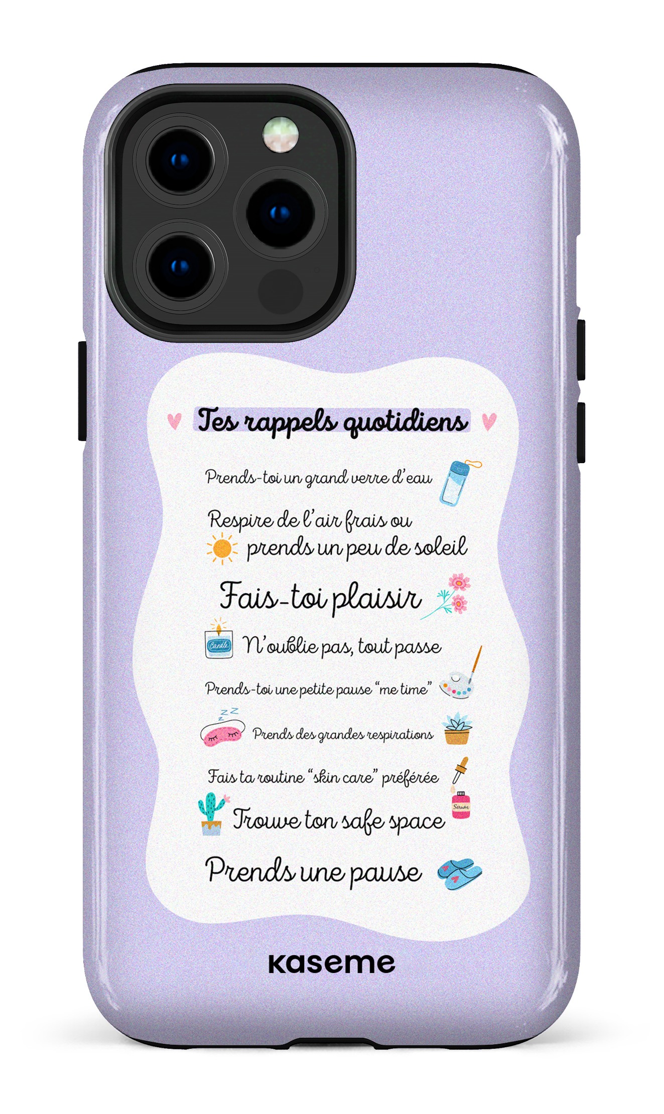 Tes rappels quotidiens purple - iPhone 13 Pro Max