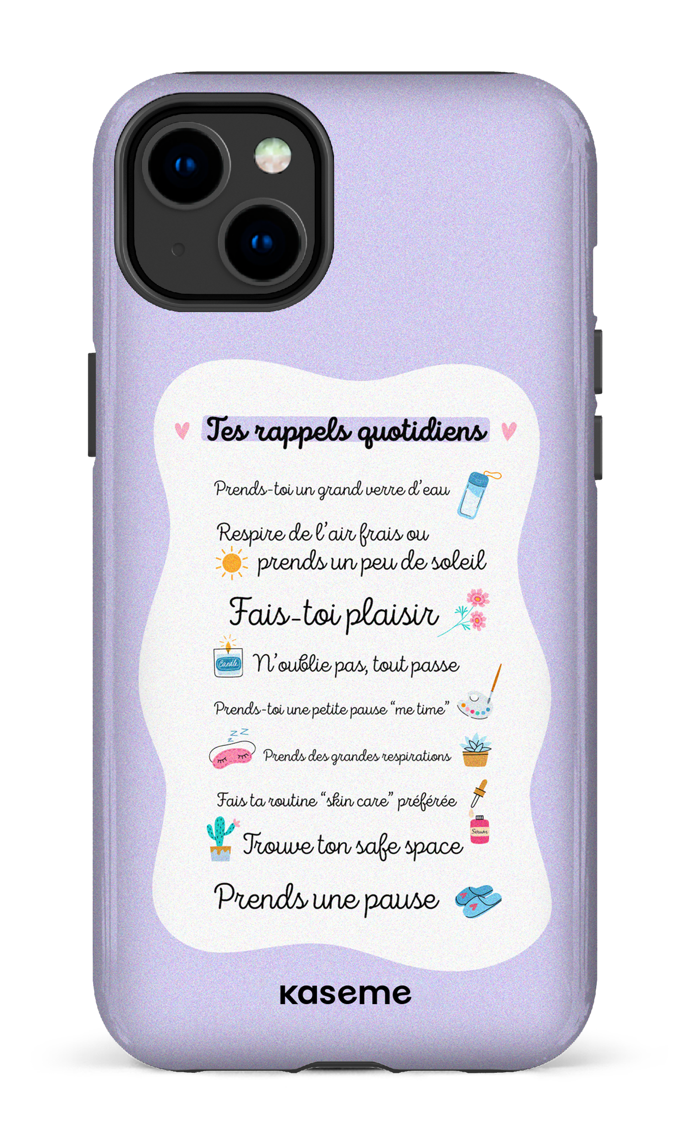 Tes rappels quotidiens purple - iPhone 14 Plus