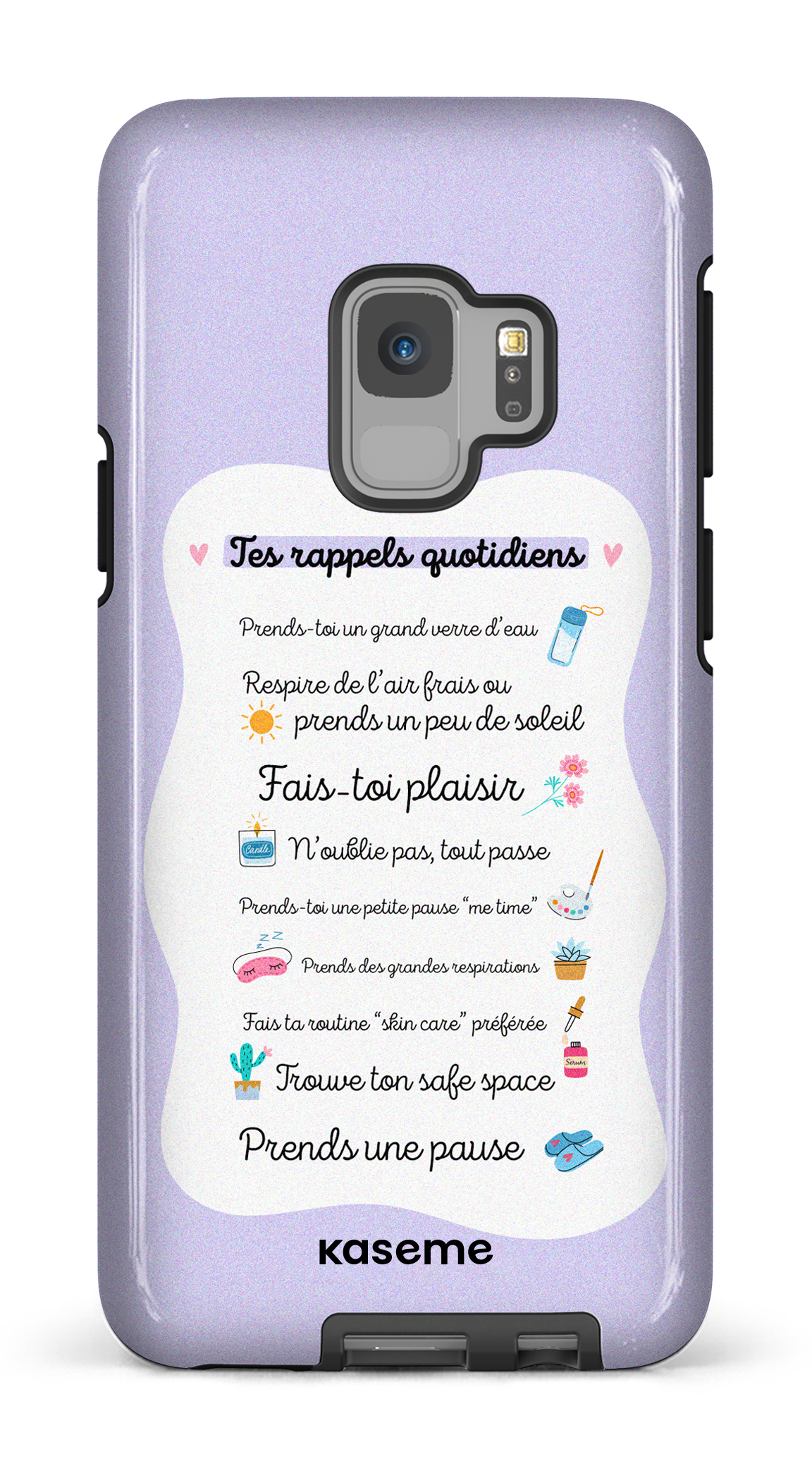 Tes rappels quotidiens purple - Galaxy S9