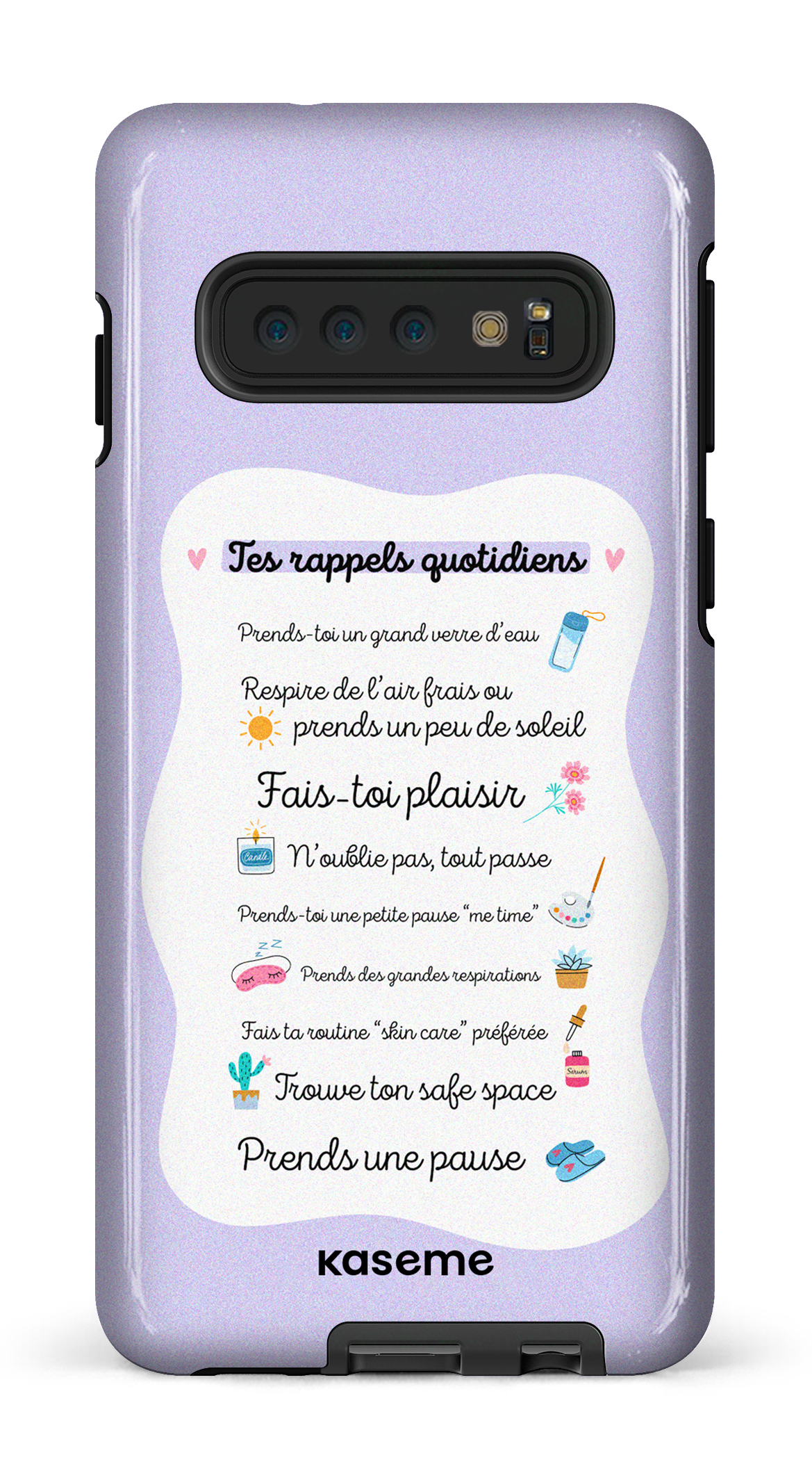 Tes rappels quotidiens purple - Galaxy S10