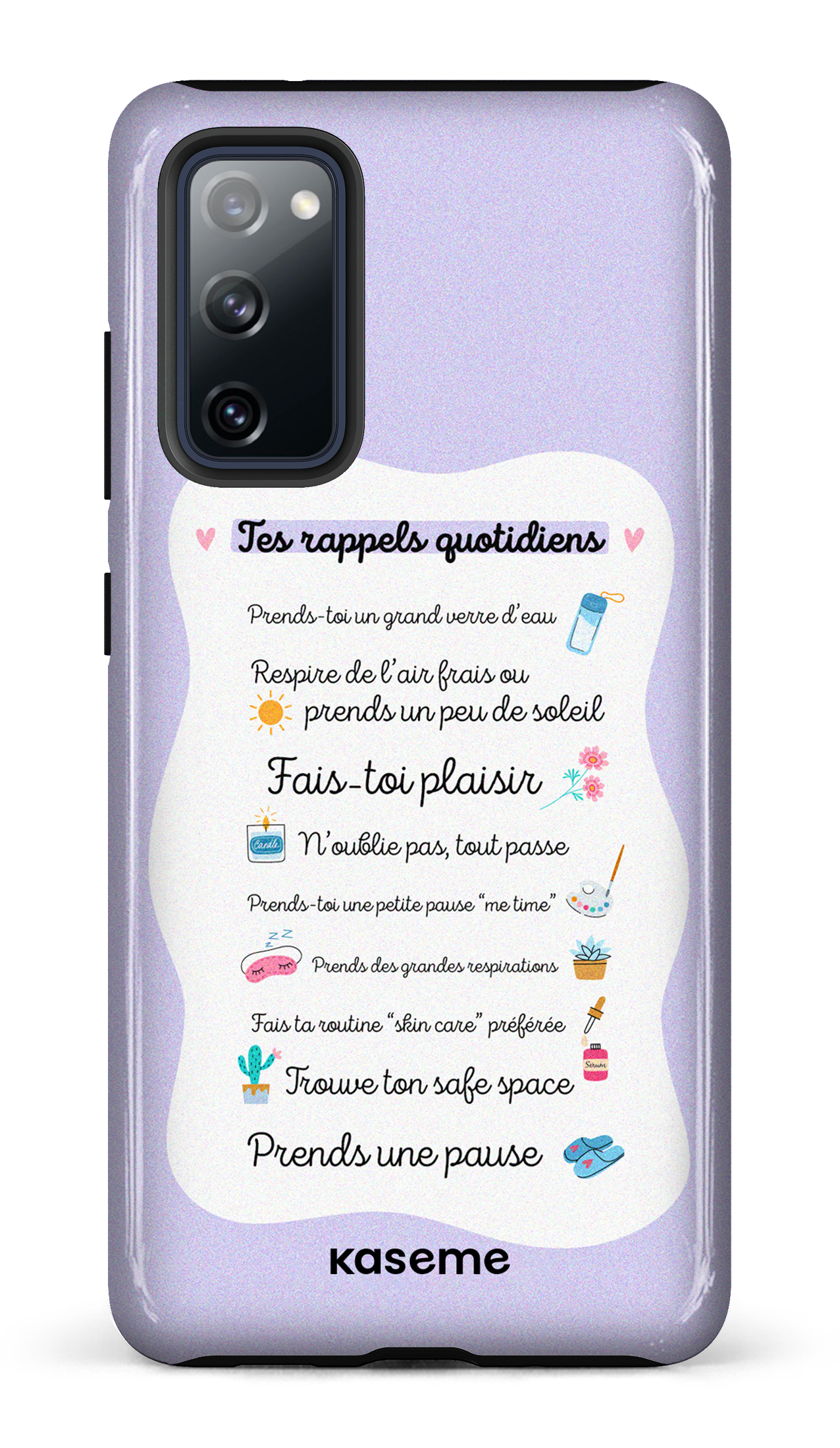 Tes rappels quotidiens purple - Galaxy S20 FE