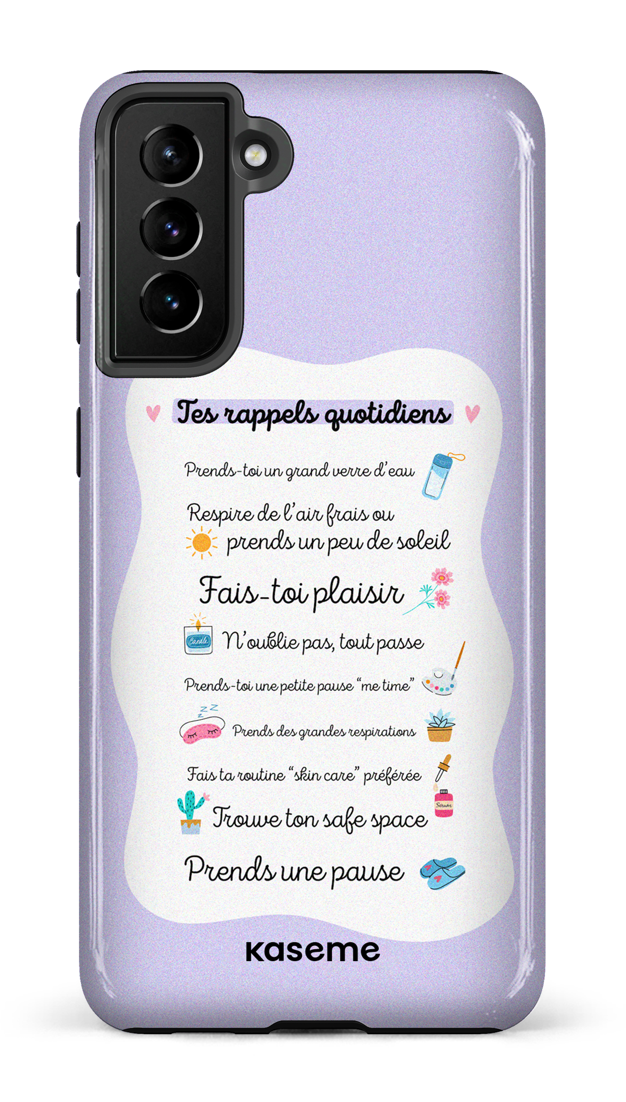 Tes rappels quotidiens purple - Galaxy S21 Plus