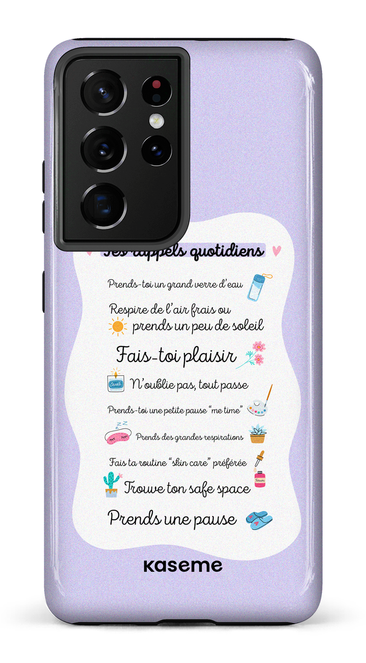 Tes rappels quotidiens purple - Galaxy S21 Ultra