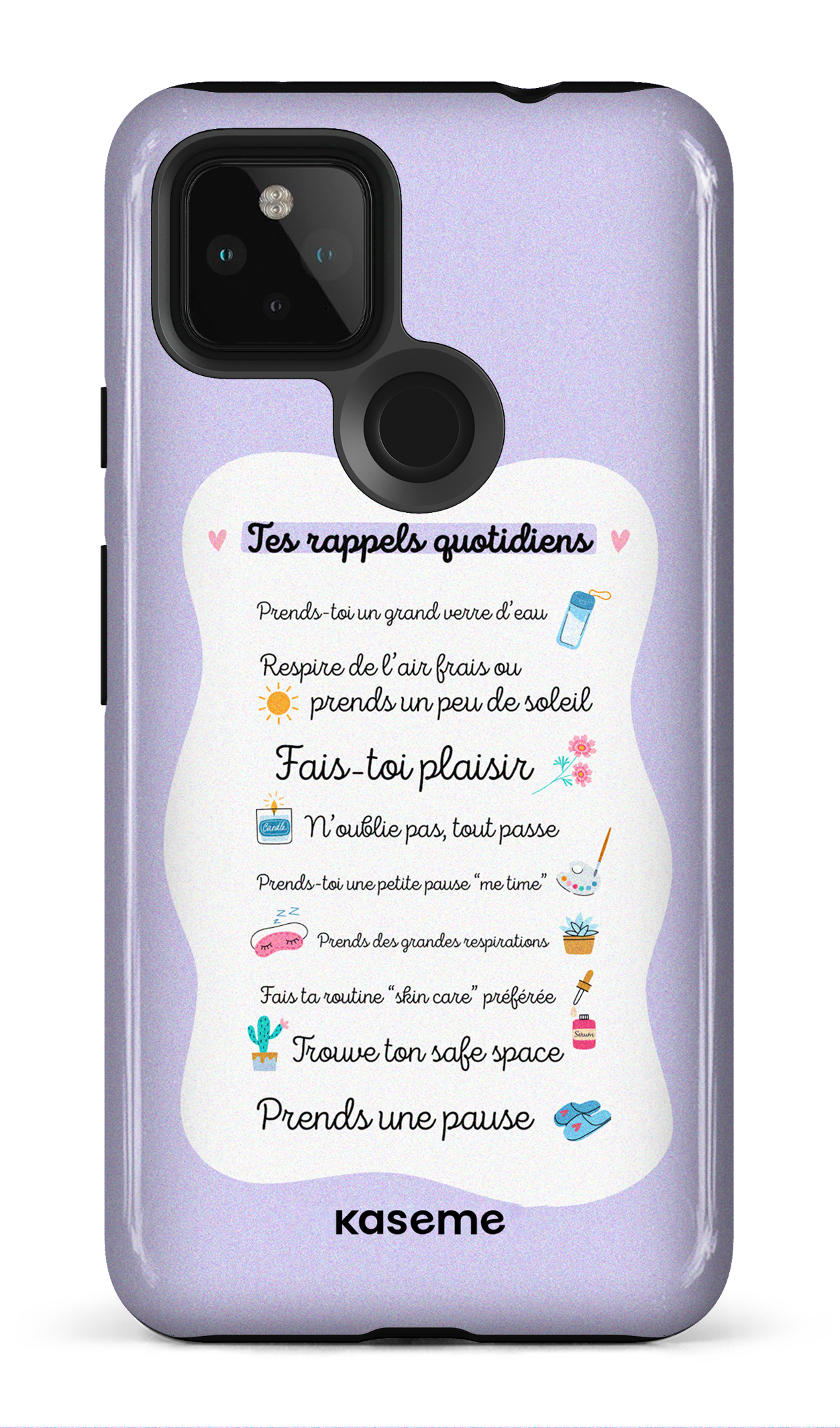 Tes rappels quotidiens purple - Google Pixel 4A (5G)