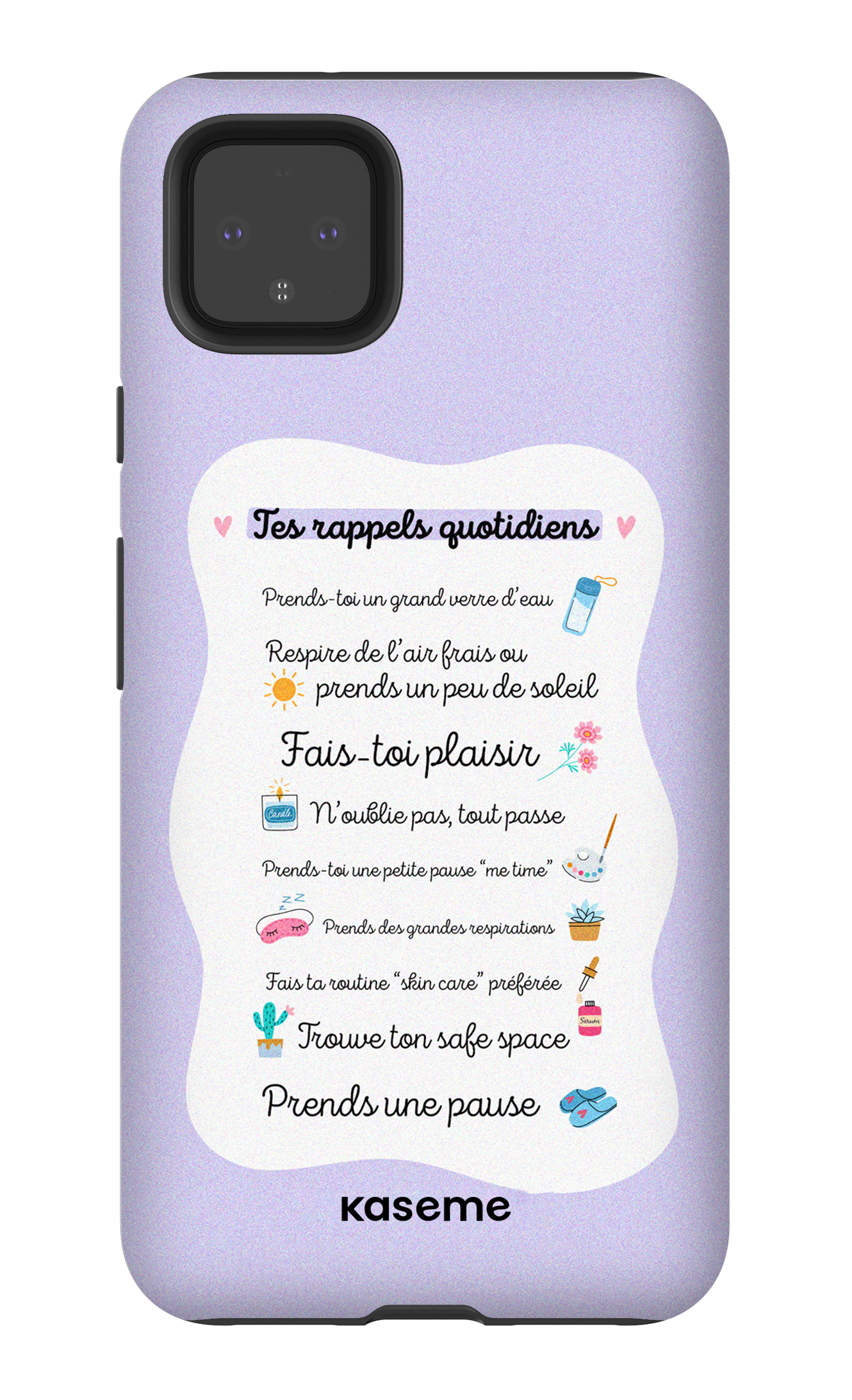 Tes rappels quotidiens purple - Google Pixel 4 XL