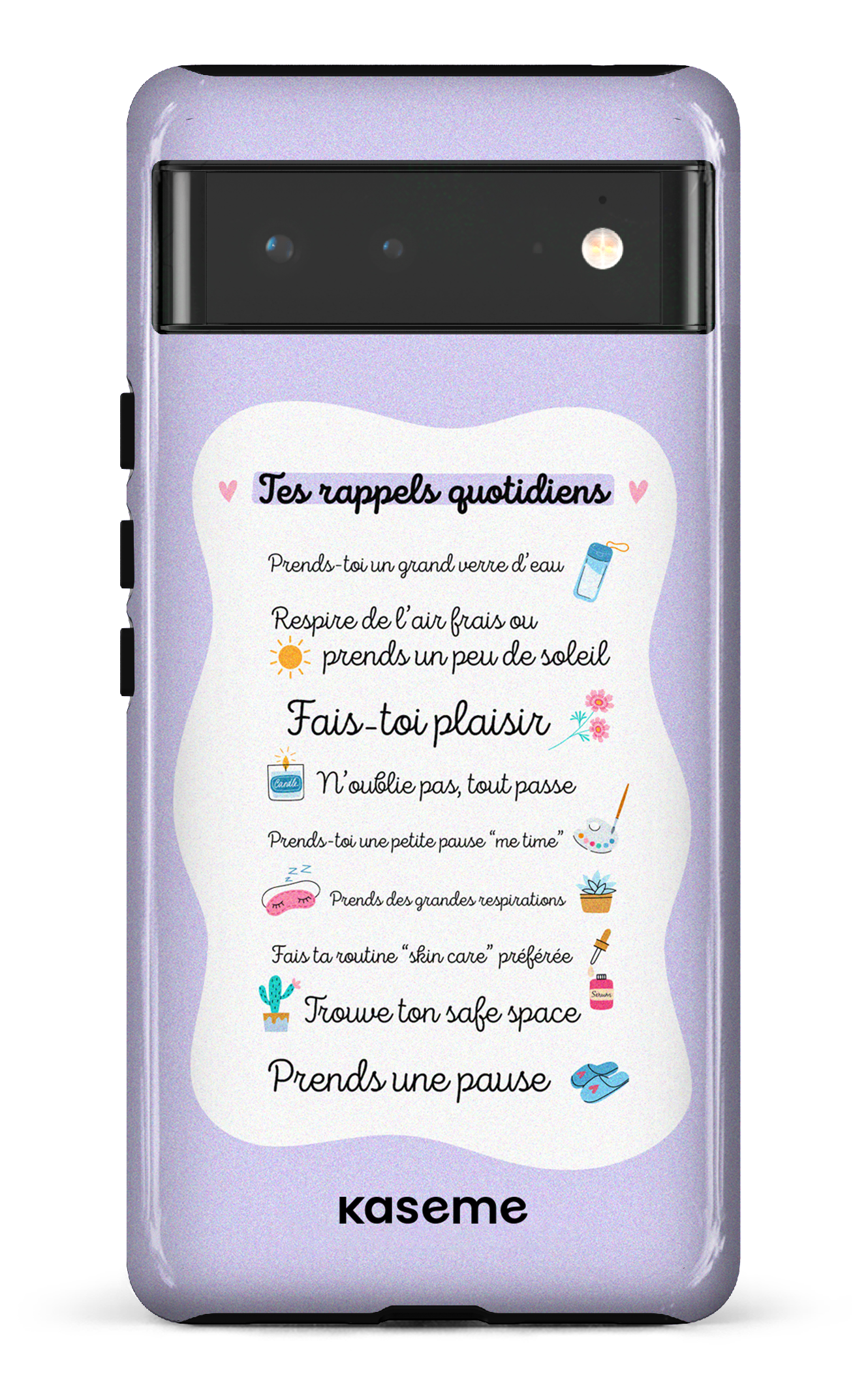 Tes rappels quotidiens purple - Google Pixel 6