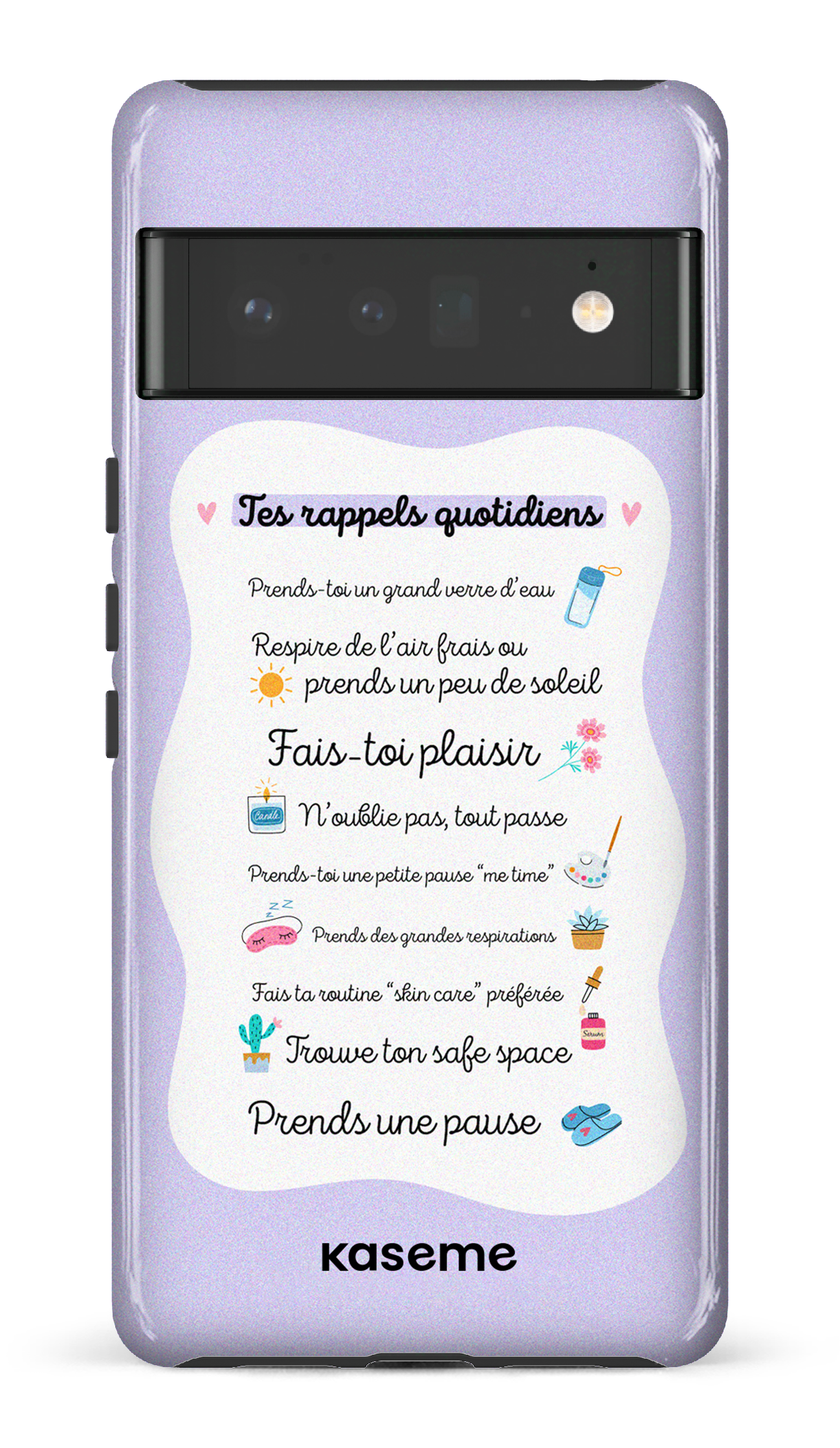 Tes rappels quotidiens purple - Google Pixel 6 pro