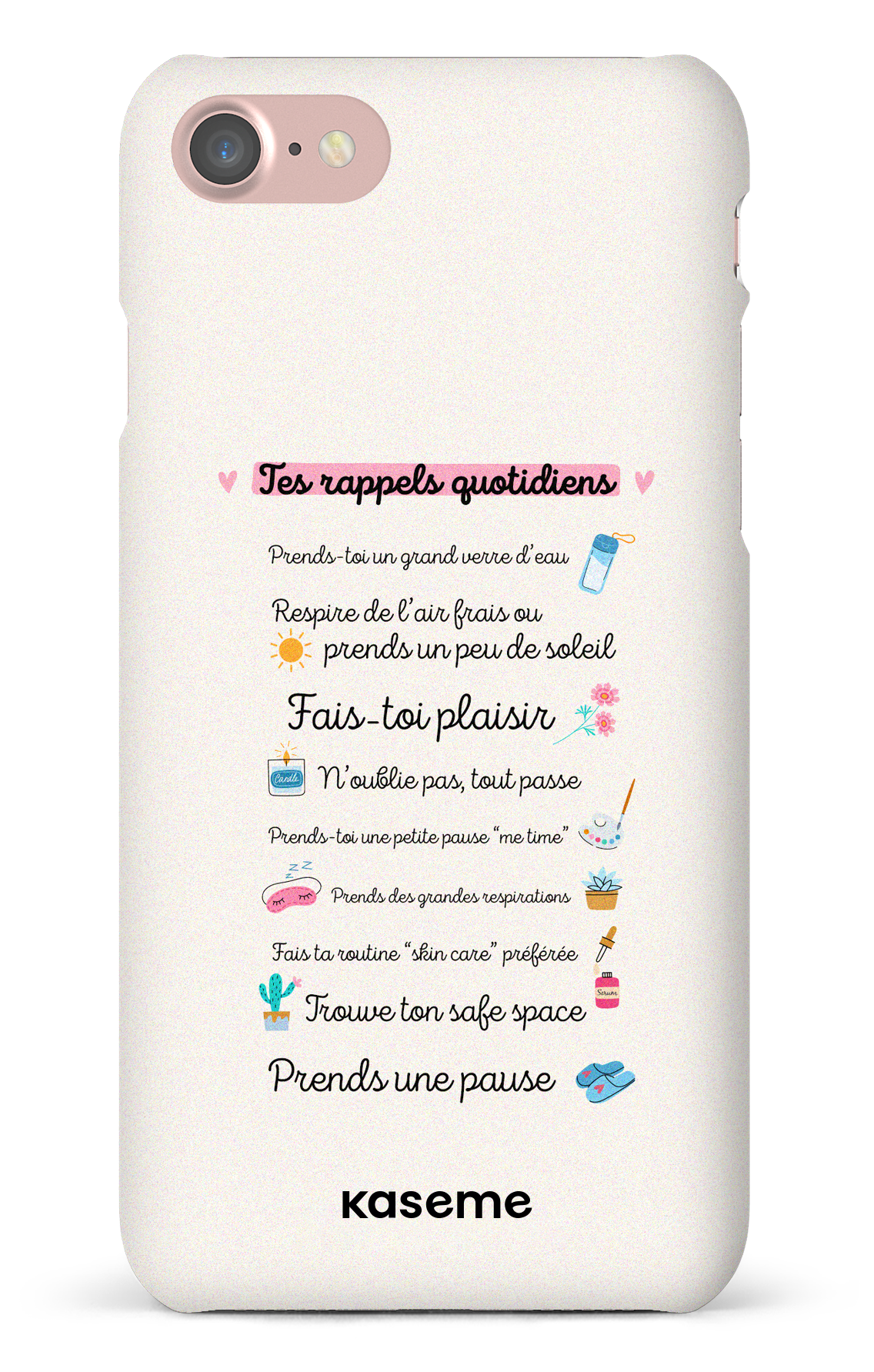 Tes rappels quotidiens - iPhone 7