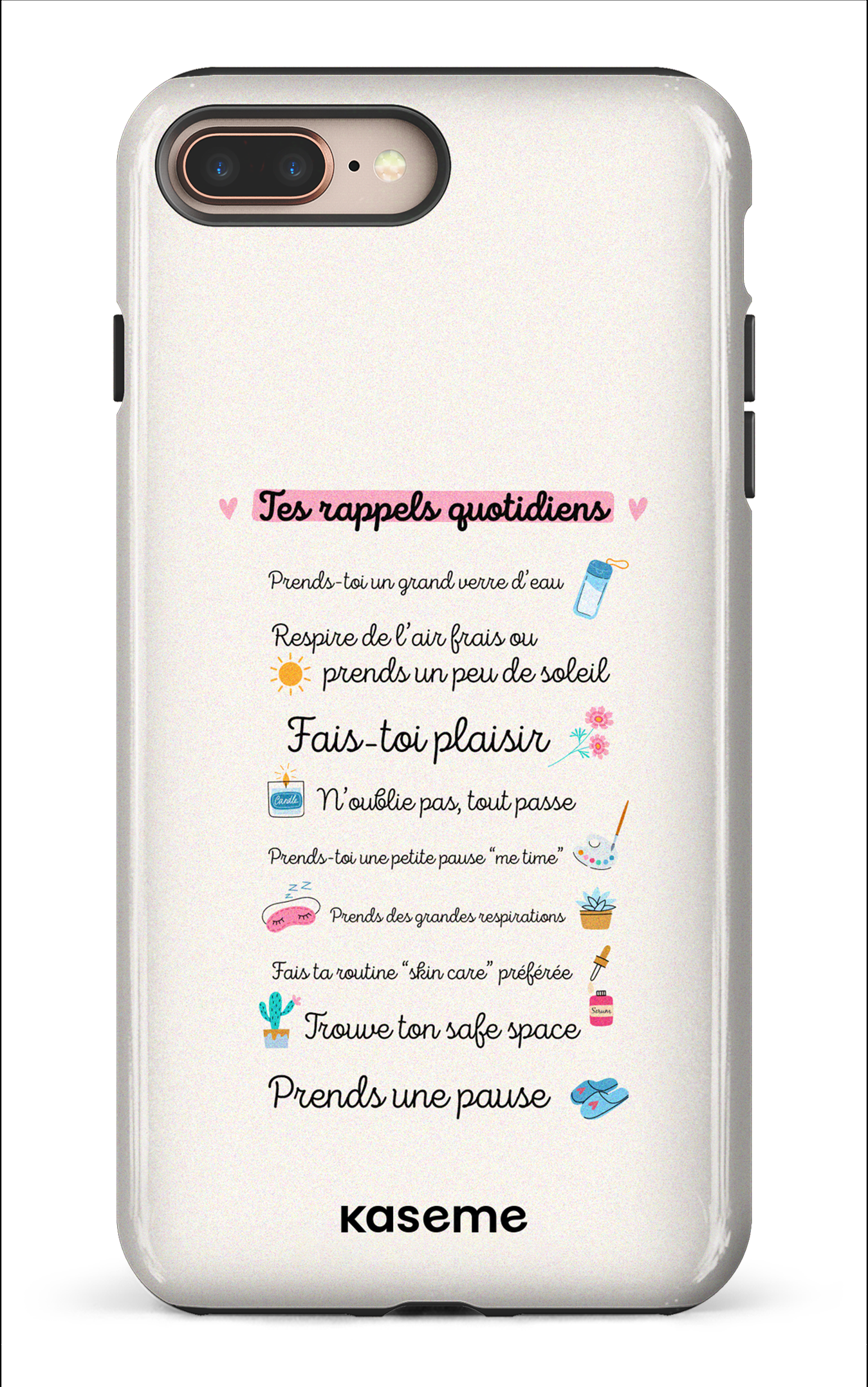 Tes rappels quotidiens - iPhone 8 Plus