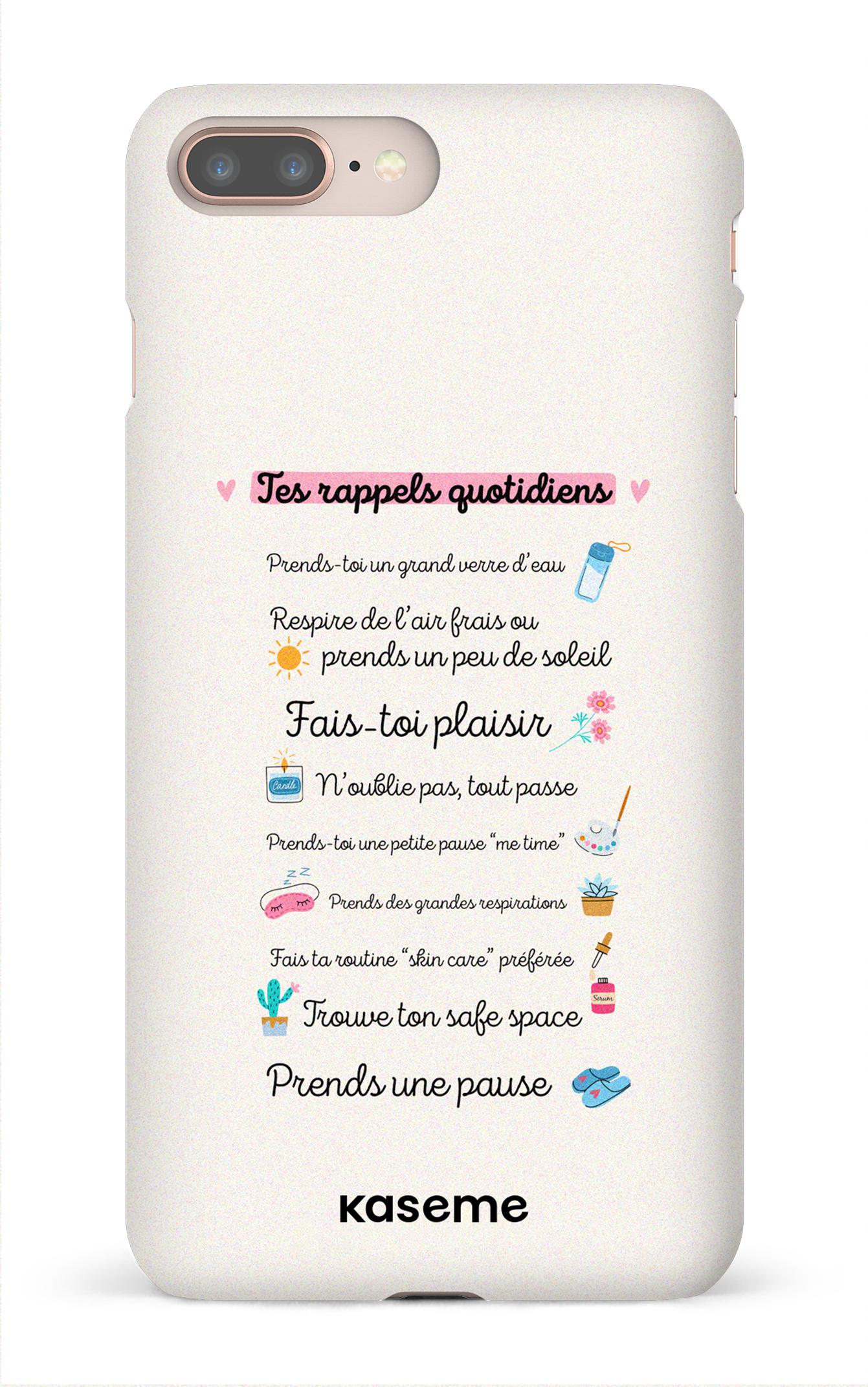 Tes rappels quotidiens - iPhone 8 Plus