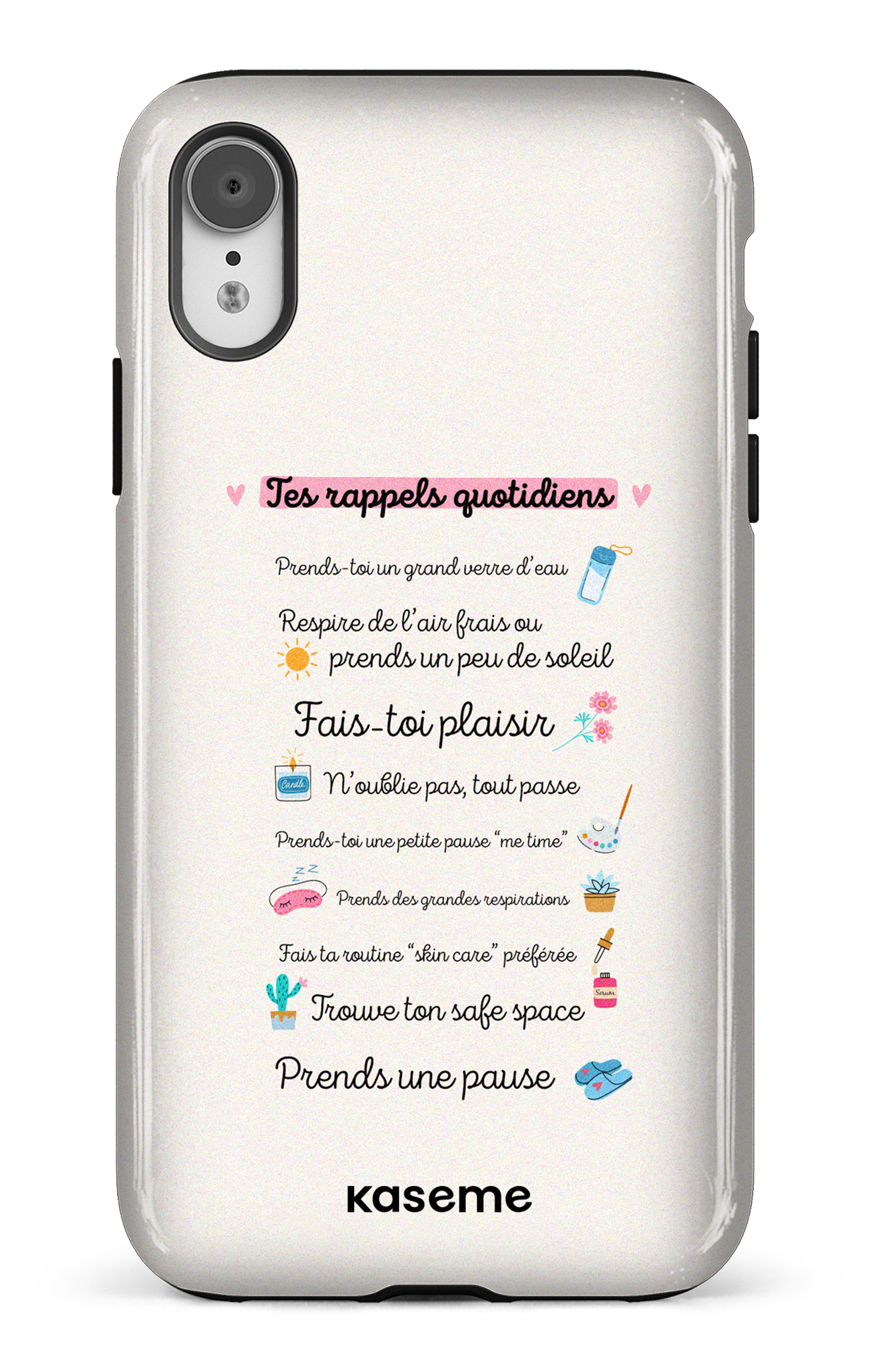Tes rappels quotidiens - iPhone XR