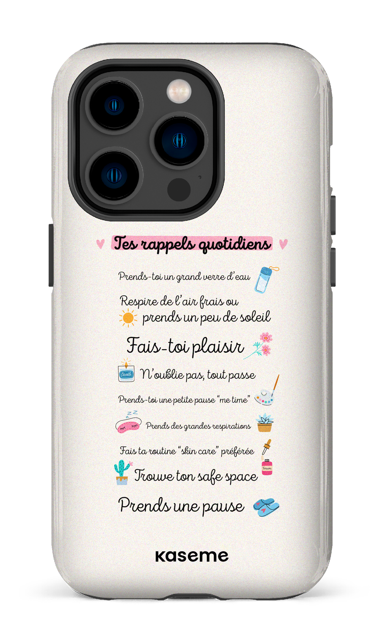 Tes rappels quotidiens - iPhone 14 Pro