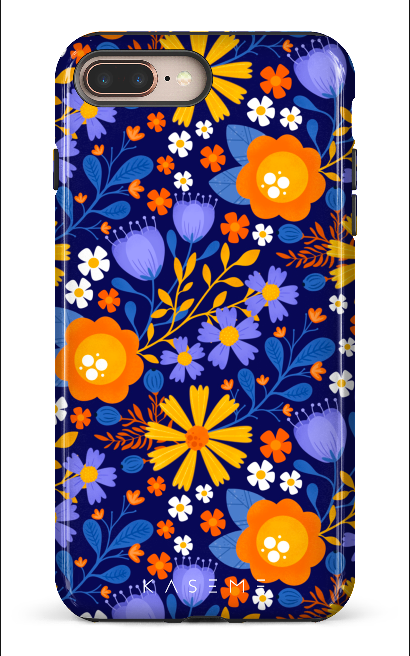 Autumn Bloom Blue by Createdbyginny - iPhone 8 Plus