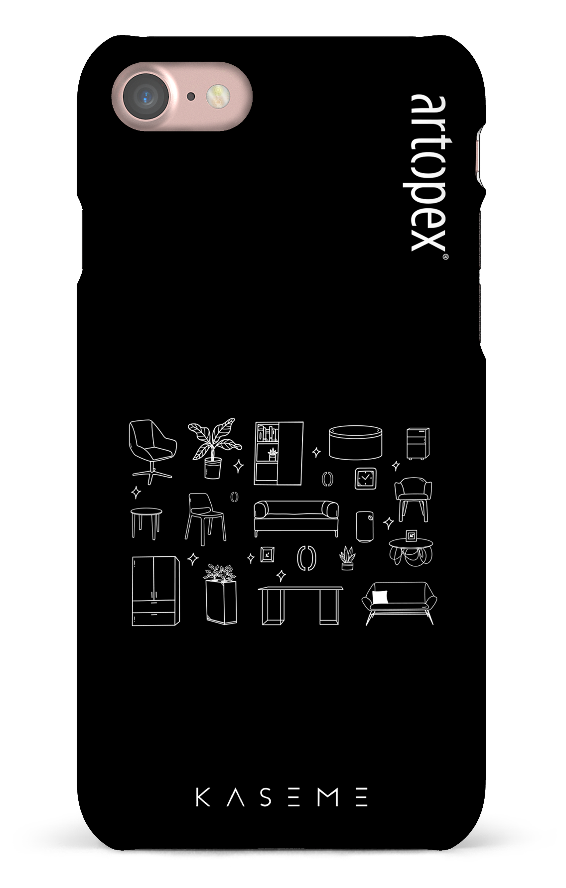 L'essentiel noir par Artopex - iPhone 8