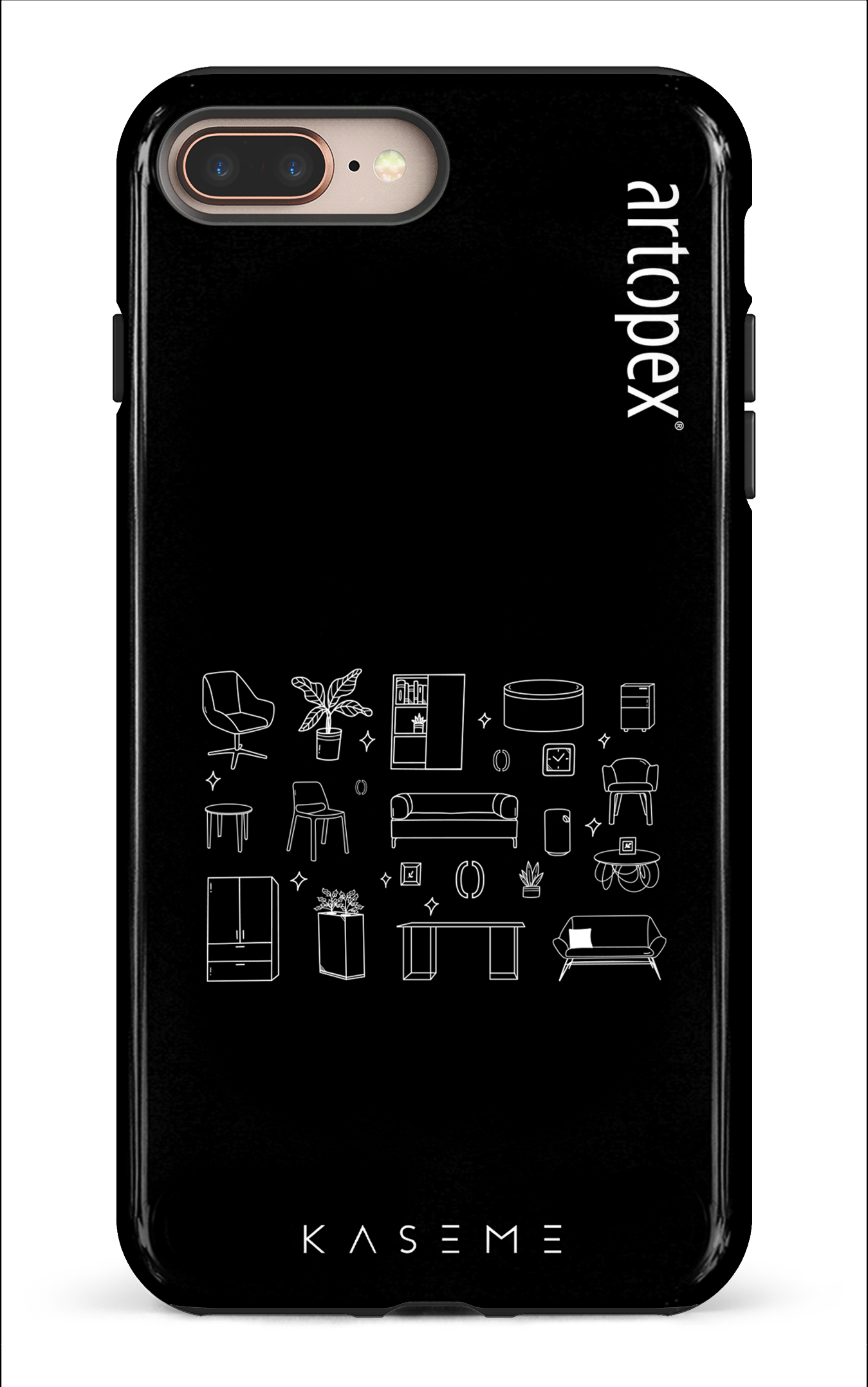 L'essentiel noir par Artopex - iPhone 8 Plus