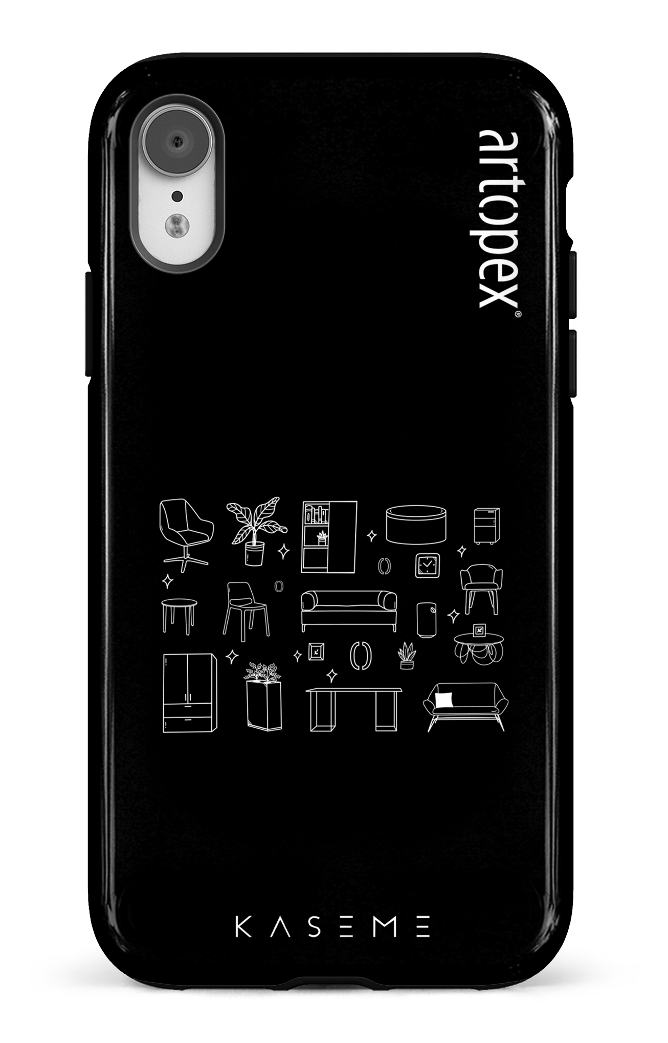 L'essentiel noir par Artopex - iPhone XR