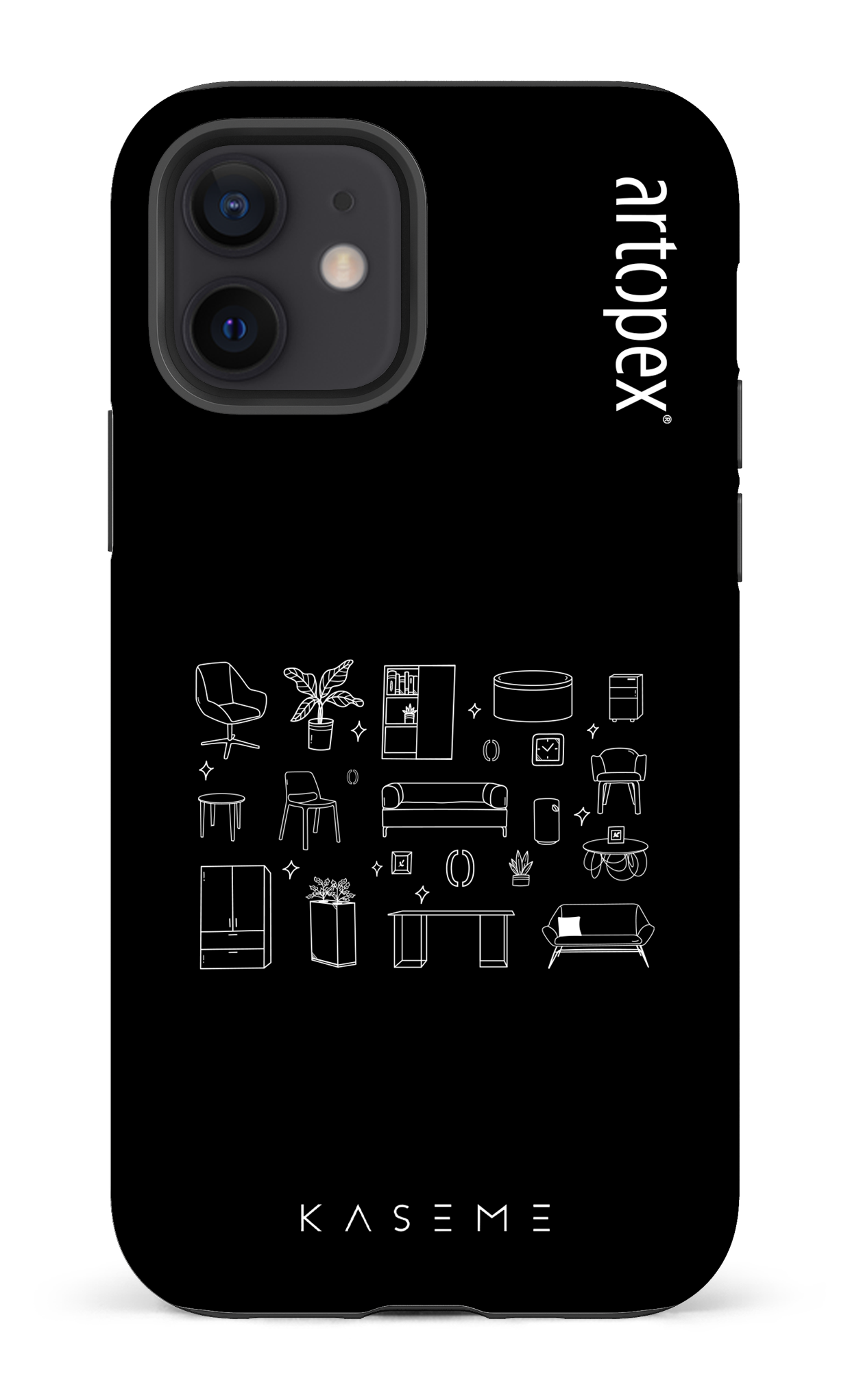 L'essentiel noir par Artopex - iPhone 12