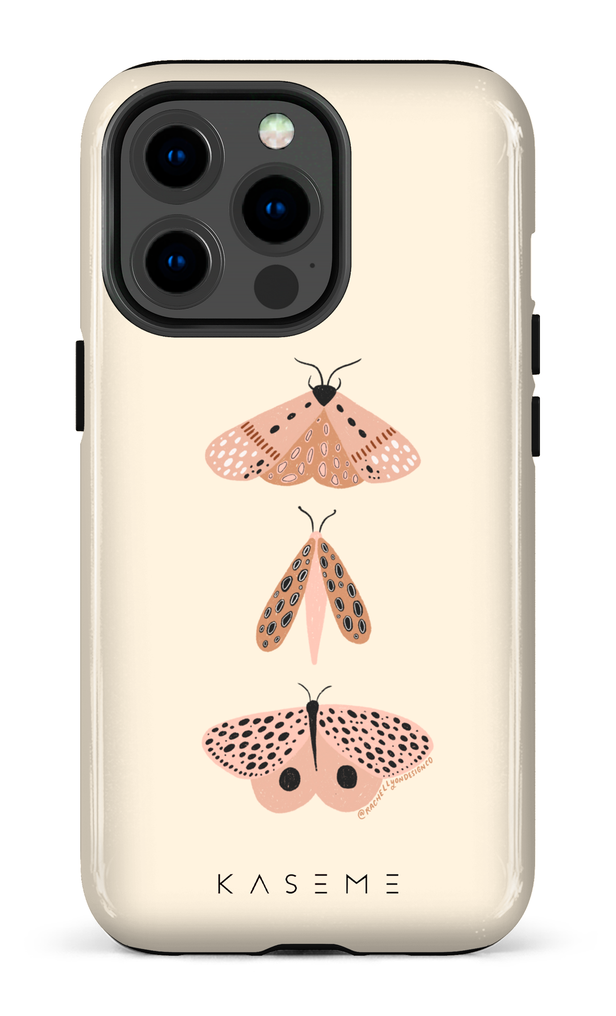 Minimalist Moth Trio by Rachel Lyon Design Co. - iPhone 13 Pro