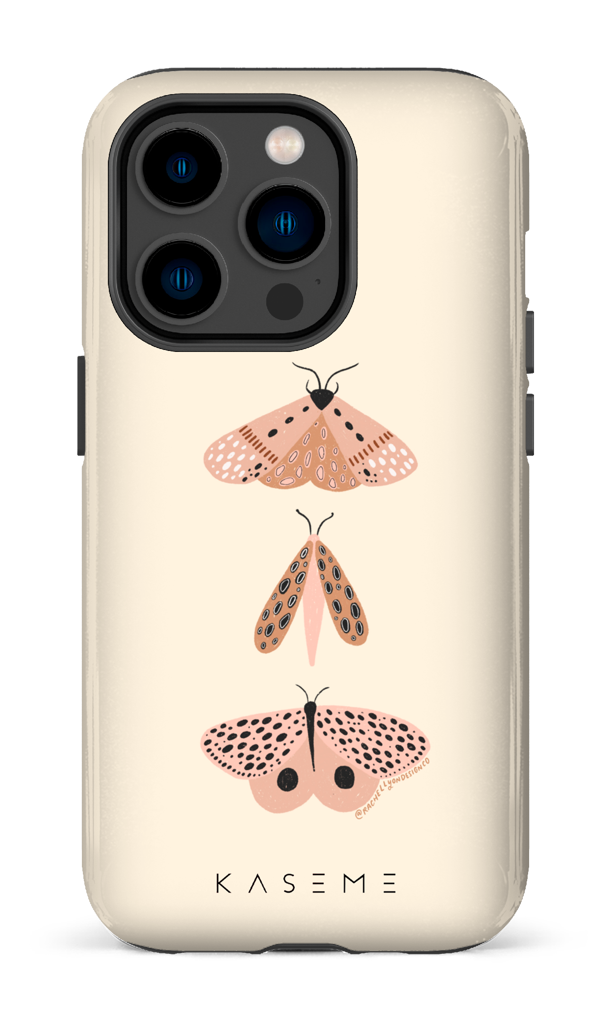 Minimalist Moth Trio by Rachel Lyon Design Co. - iPhone 14 Pro