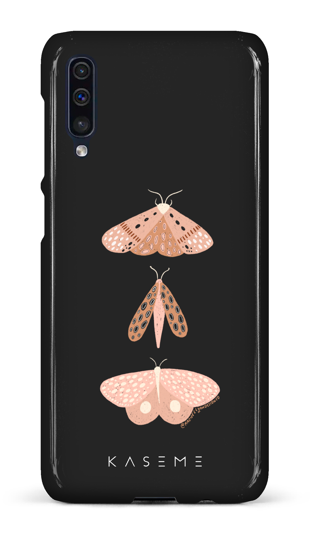 Minimalist Moth Trio Dark by Rachel Lyon Design Co. - Galaxy A50