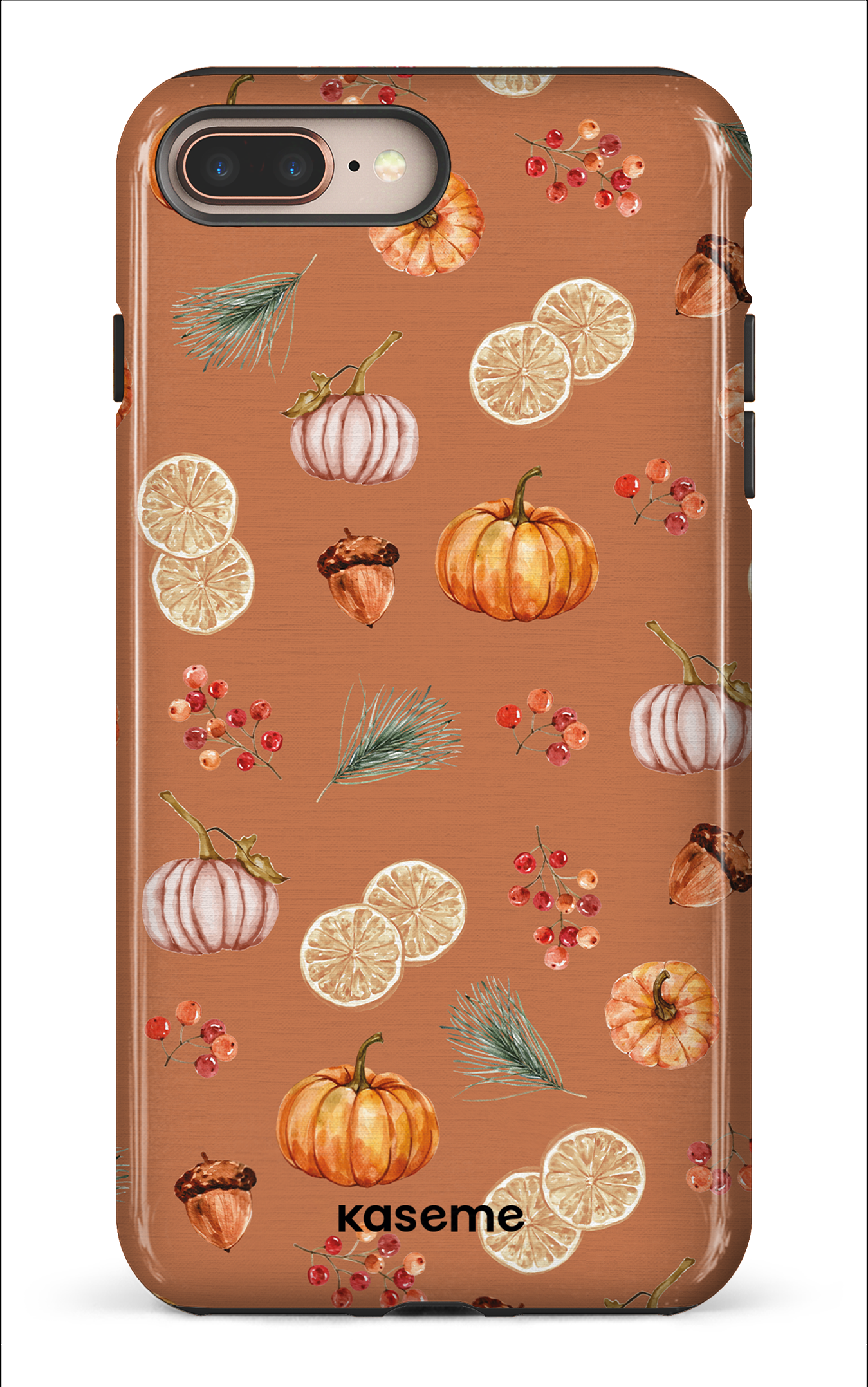 Pumpkin Garden Orange - iPhone 8 Plus