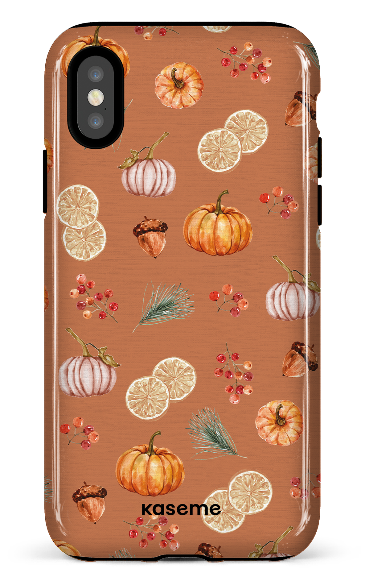 Pumpkin Garden Orange - iPhone X/Xs