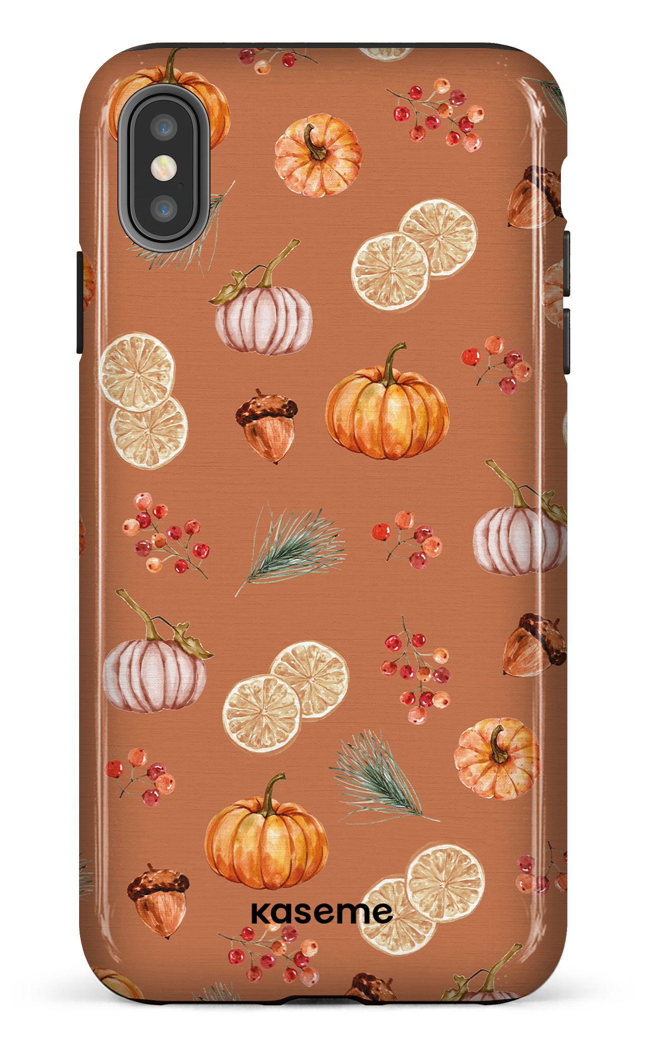 Pumpkin Garden Orange - iPhone XS Max