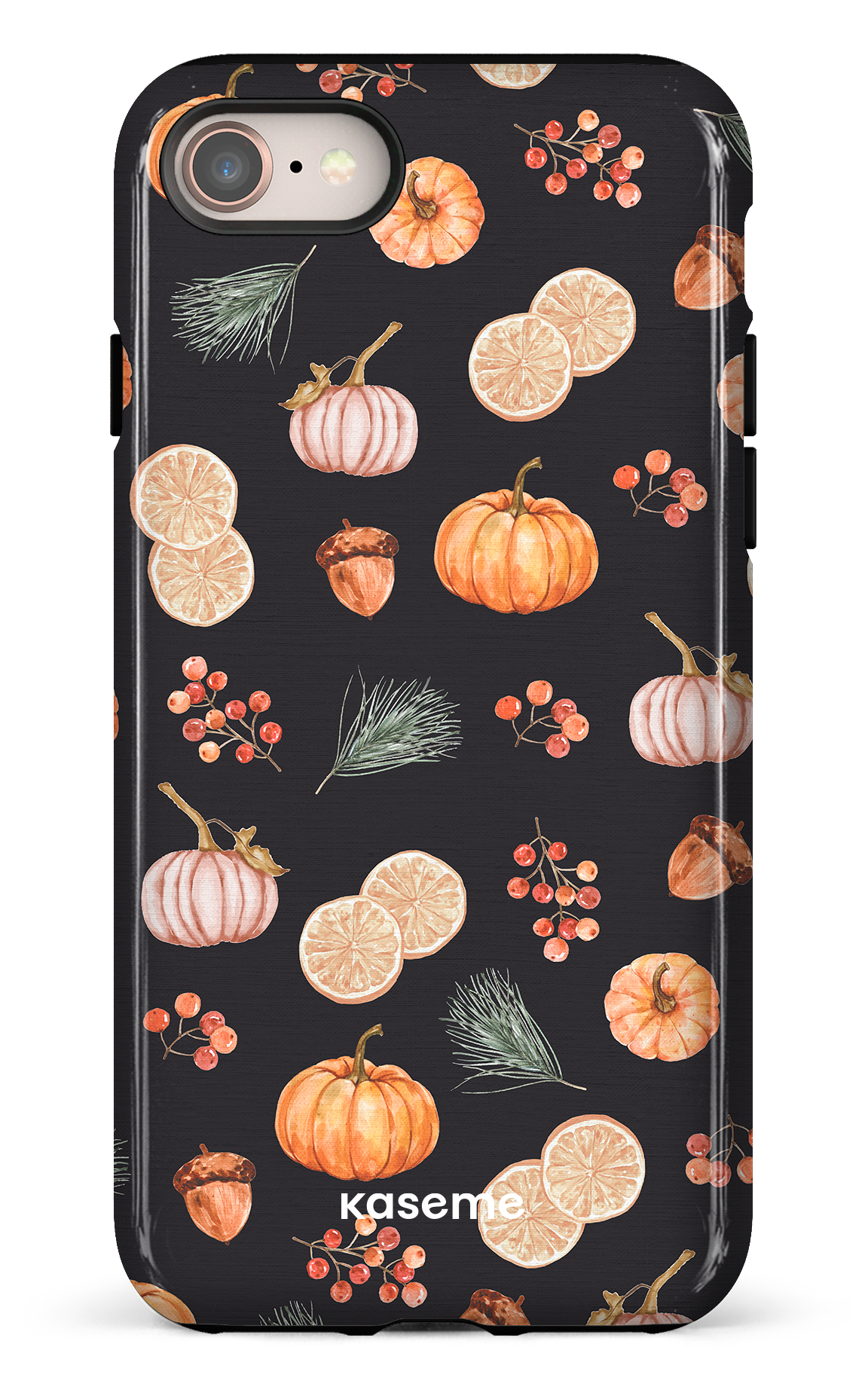 Pumpkin Garden Black - iPhone 7