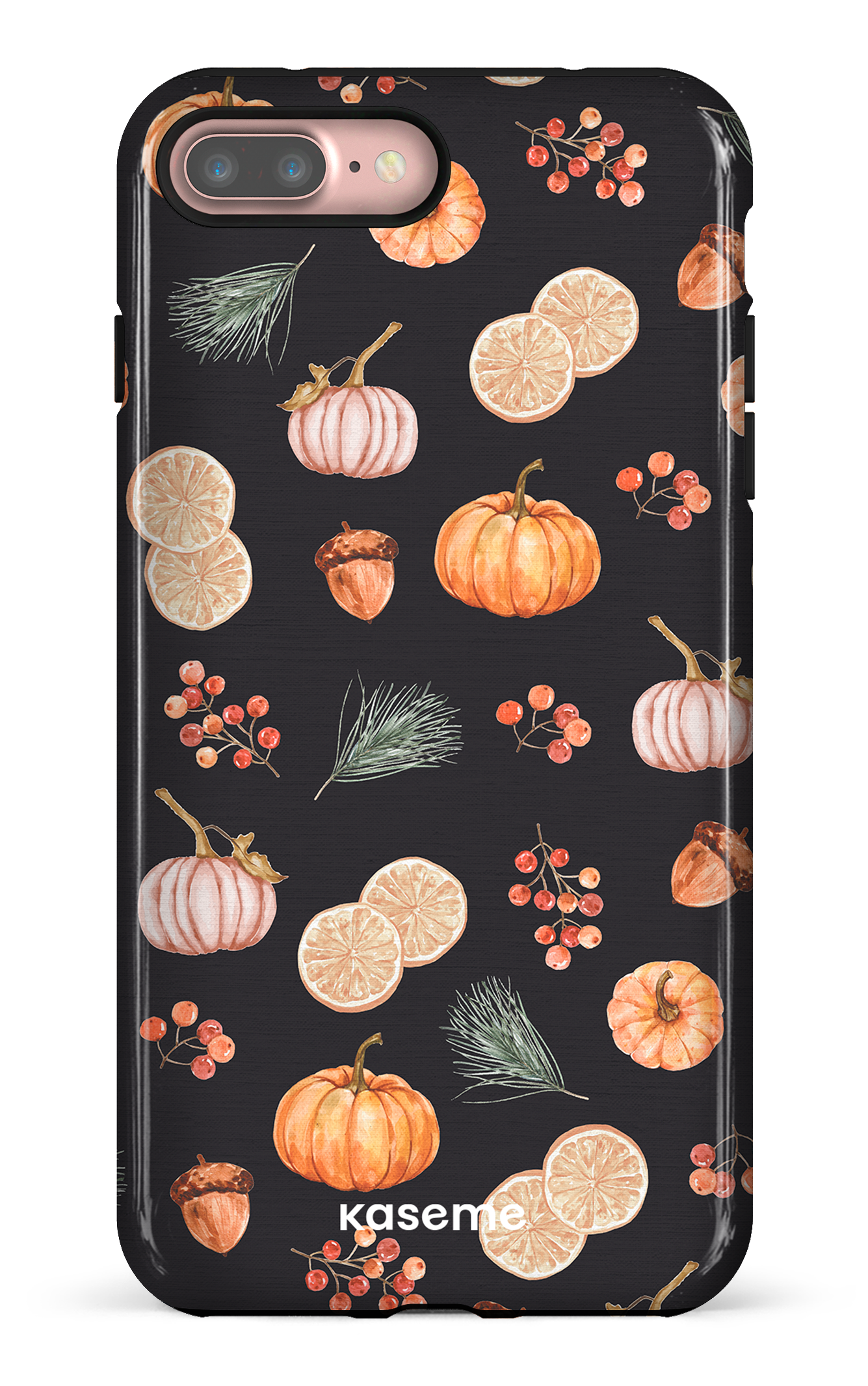 Pumpkin Garden Black - iPhone 7 Plus