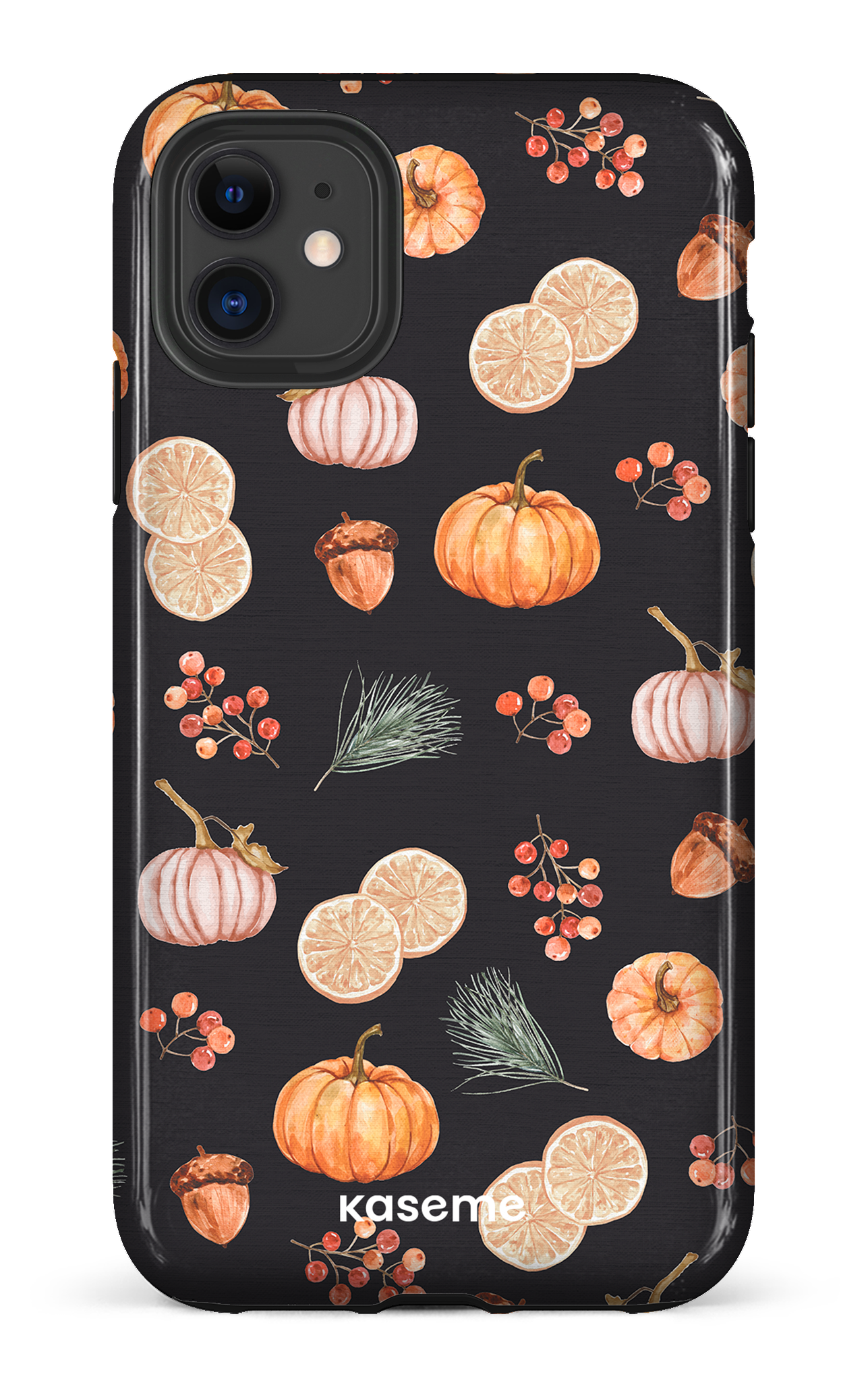 Pumpkin Garden Black - iPhone 11