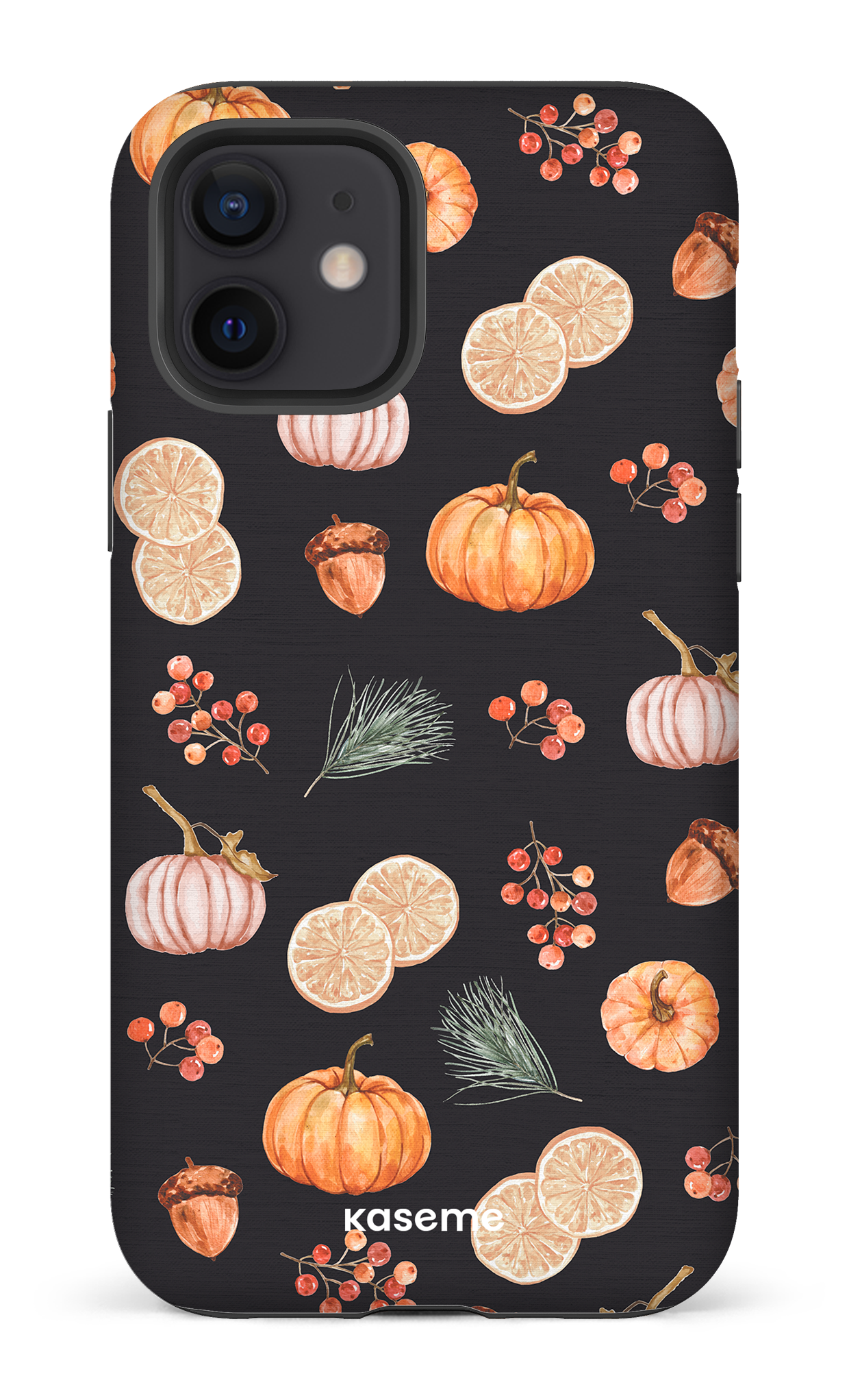 Pumpkin Garden Black - iPhone 12