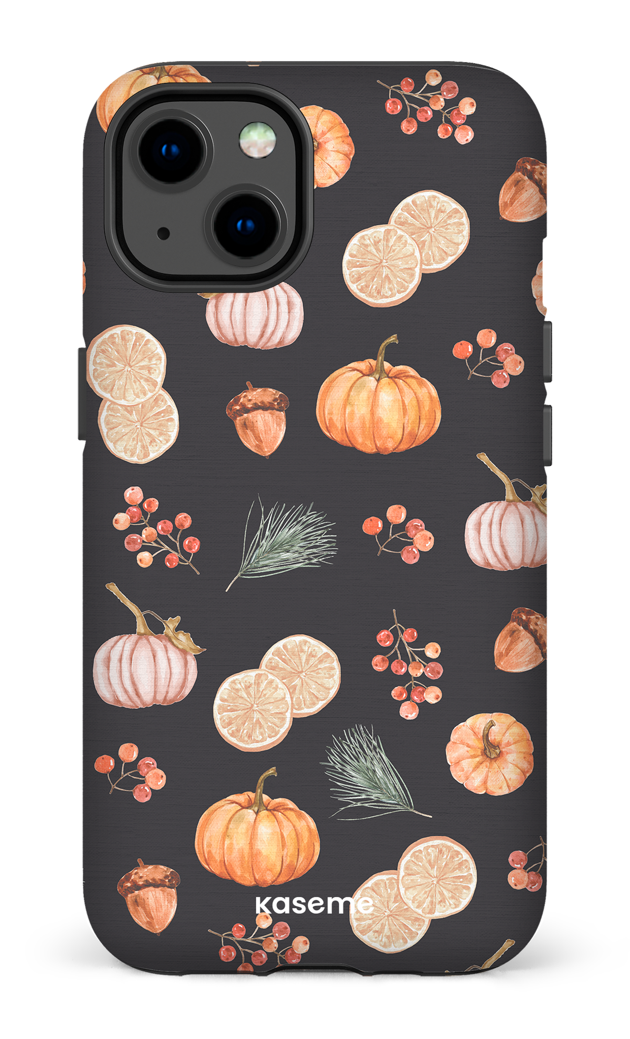 Pumpkin Garden Black - iPhone 13