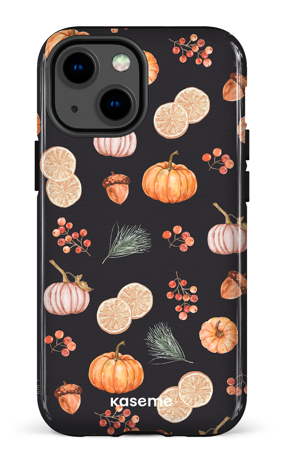Pumpkin Garden Black - iPhone 13 Mini