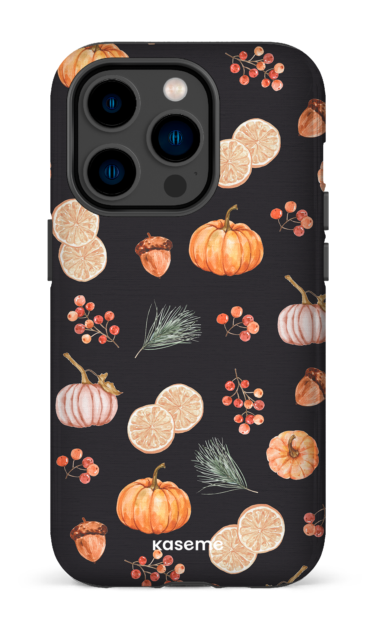 Pumpkin Garden Black - iPhone 14 Pro
